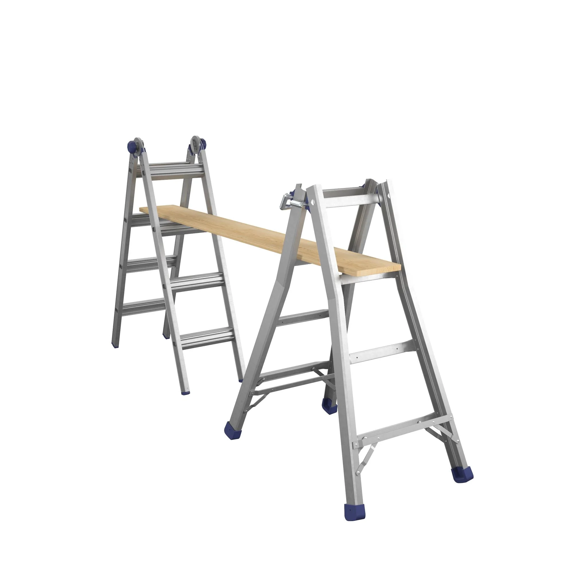 18ft Reach Height Aluminum Multi-Position Ladder,300 lb. Load Capacity Type IA Duty Rating - Image 9