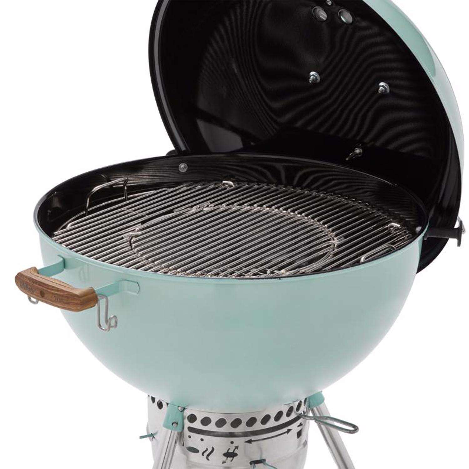 Barbecue au charbon de bois Weber 22 pouces Rock N Roll Bleu