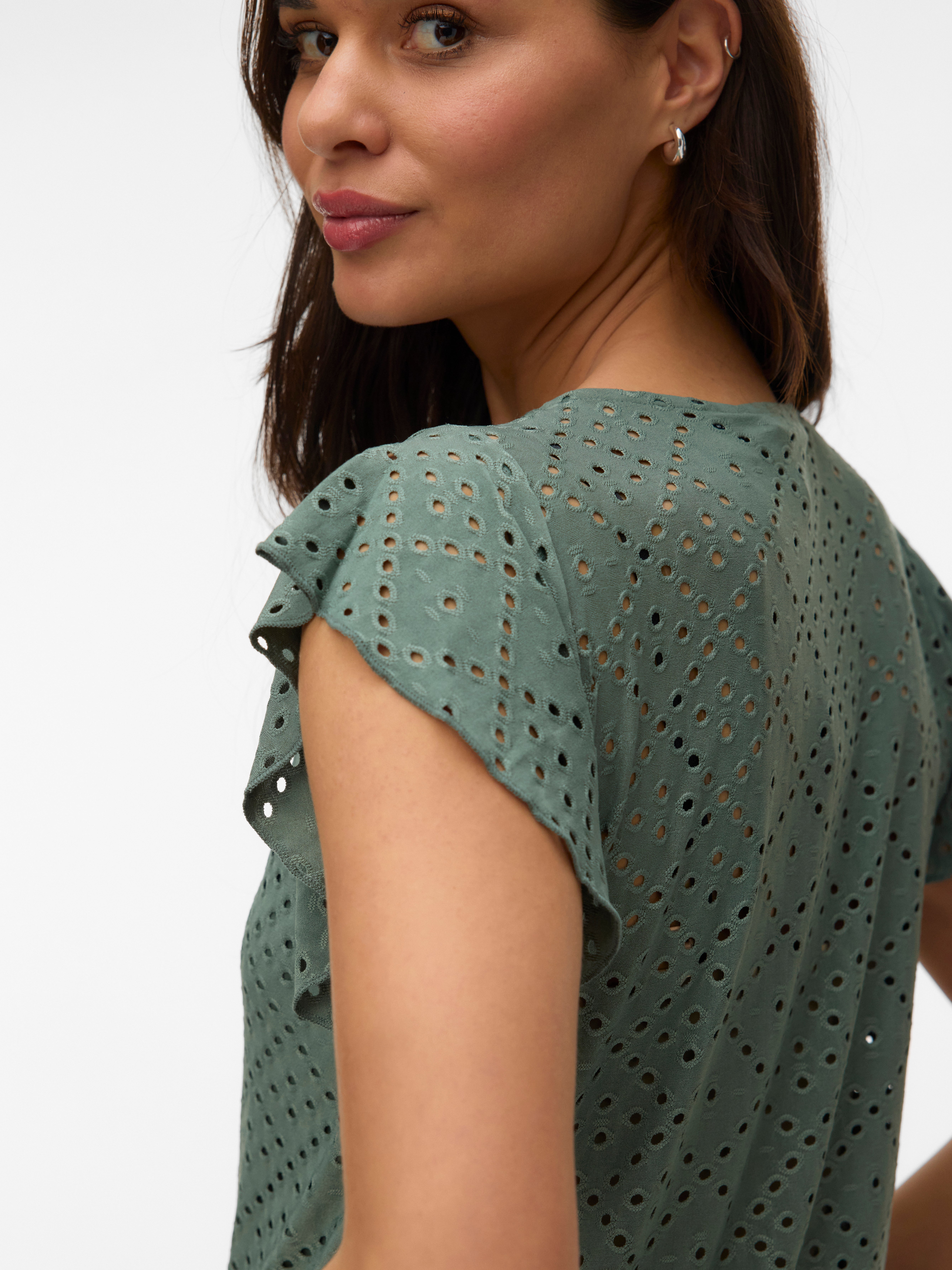 VERO MODA® Loose Fit Round Neck Top