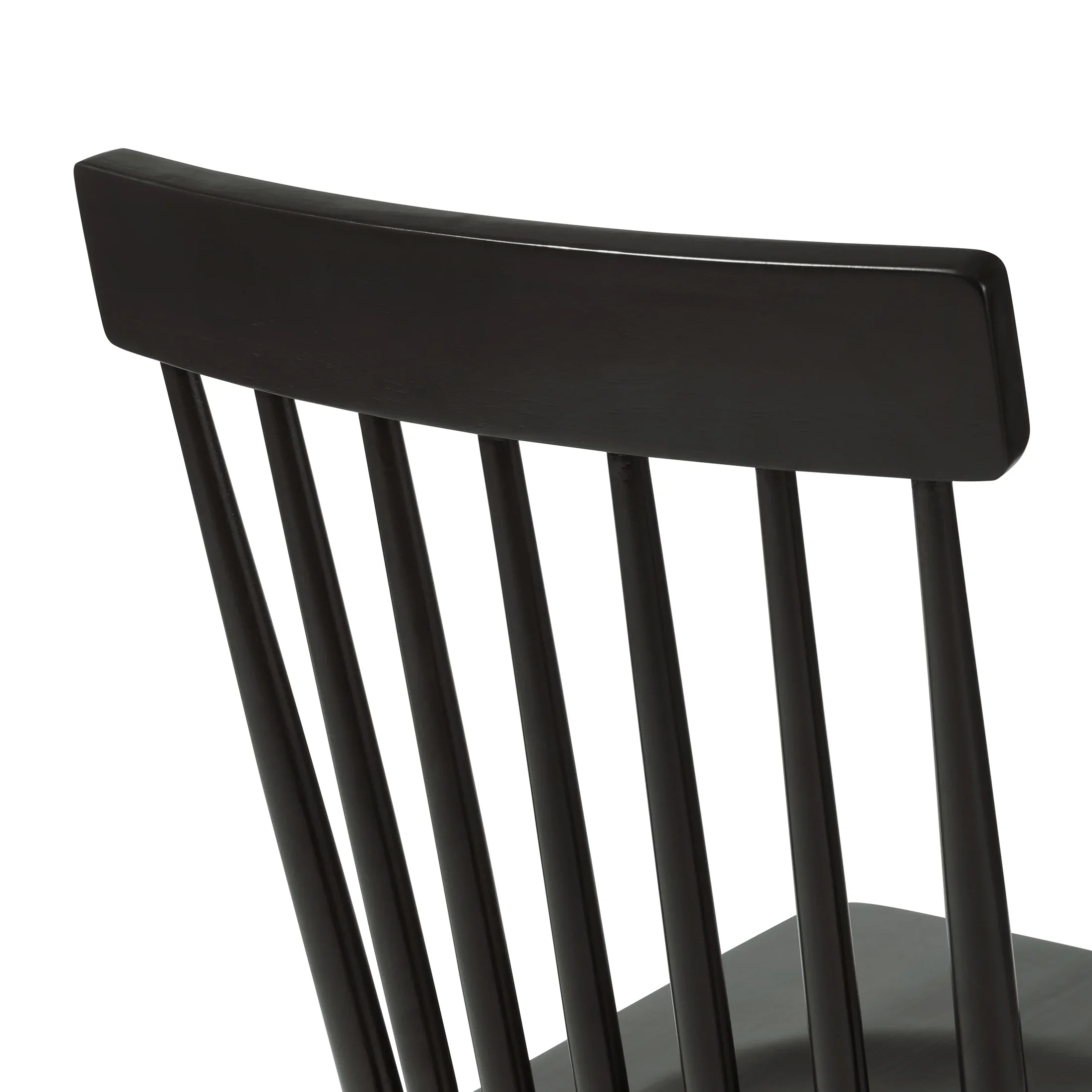 Better Homes & Gardens 2-Pack Indoor Black Gerald Dining Chairs