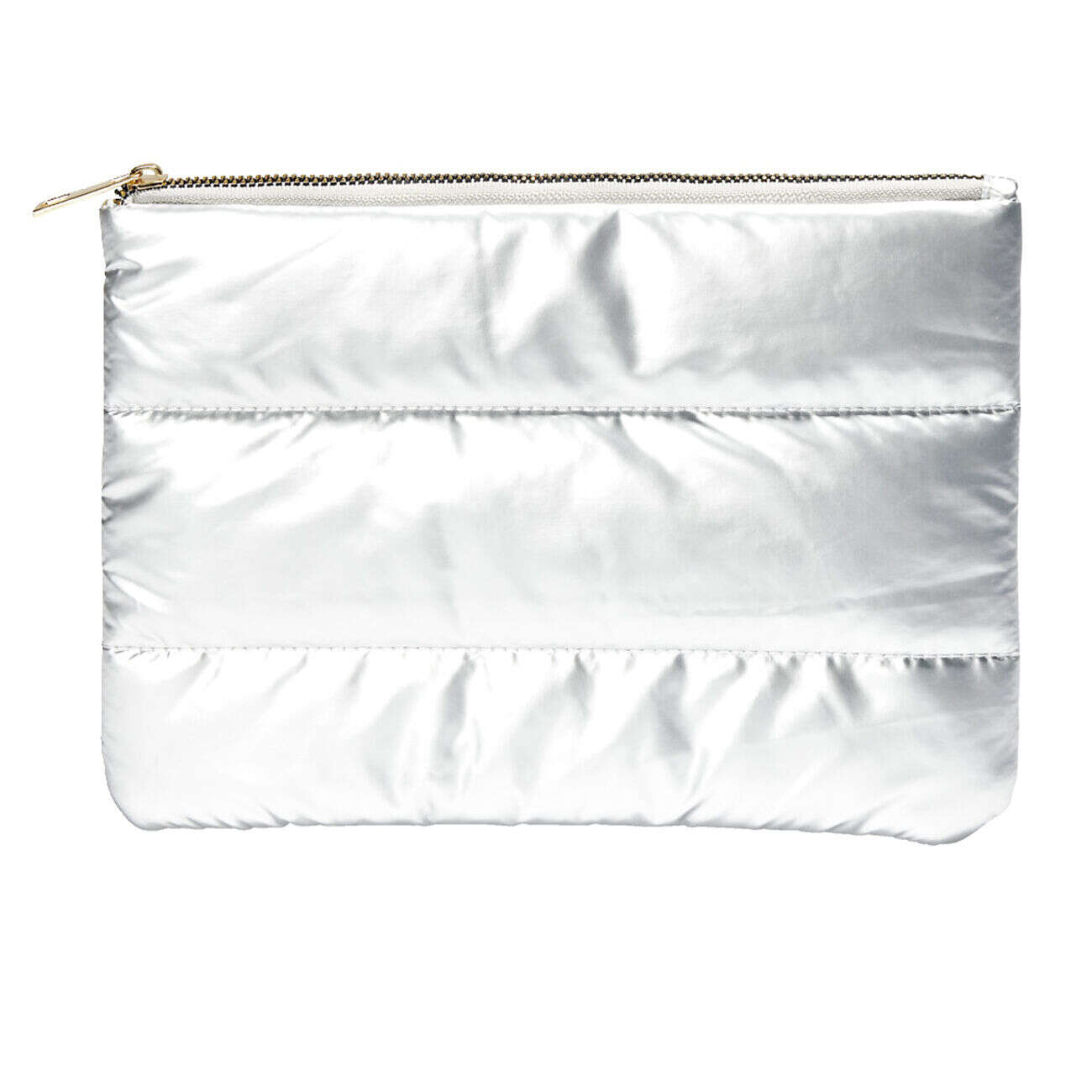 Pochette à cosmétiques matelassée design doudoune 25x18cm - 3 coloris