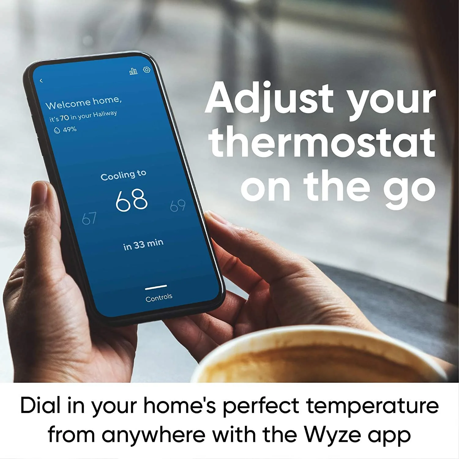 Smart Wifi Thermostat for Home with App Control Works with Alexa and Google Assistant, Black - Image 8