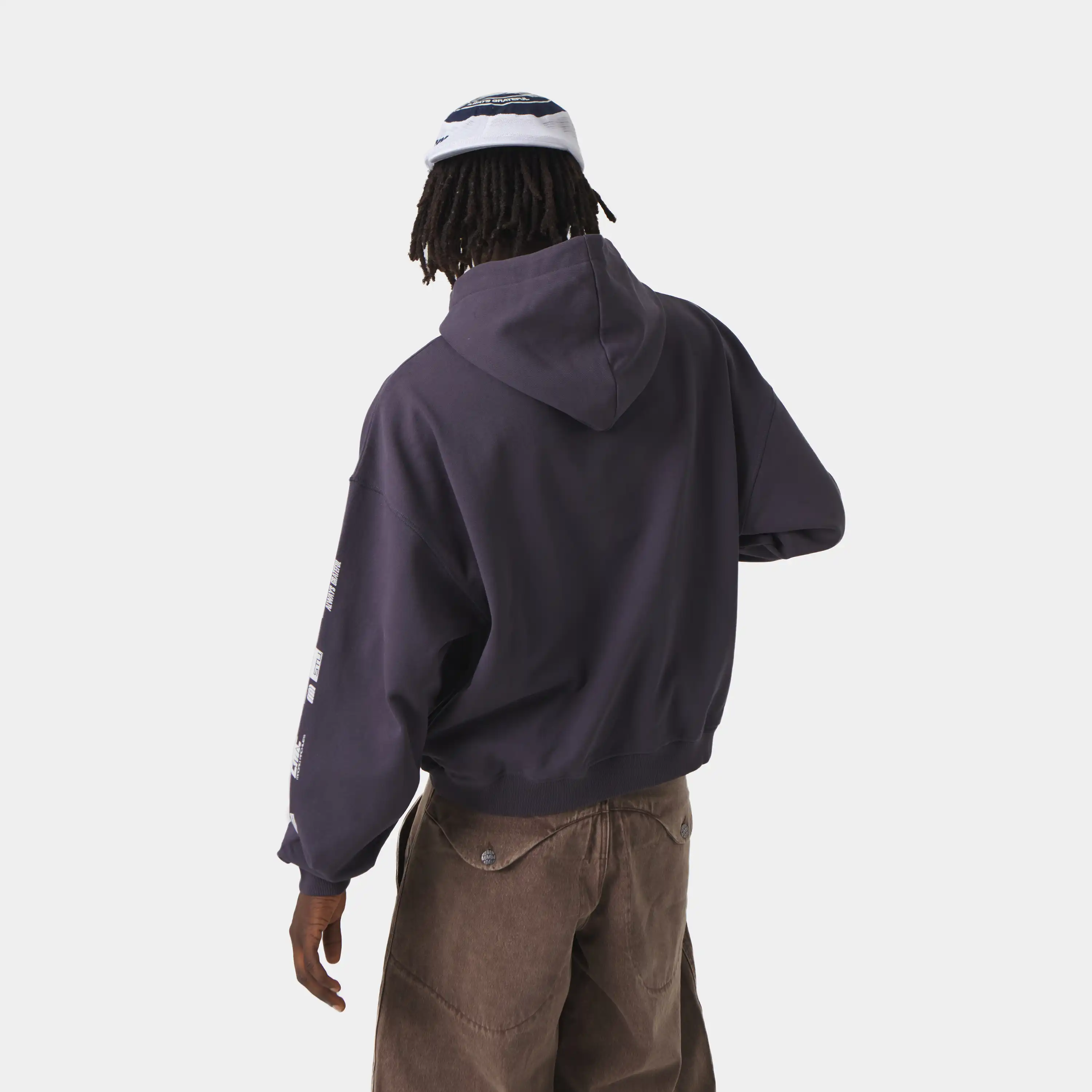 Four Hit Night Sky Oversized Hoodie