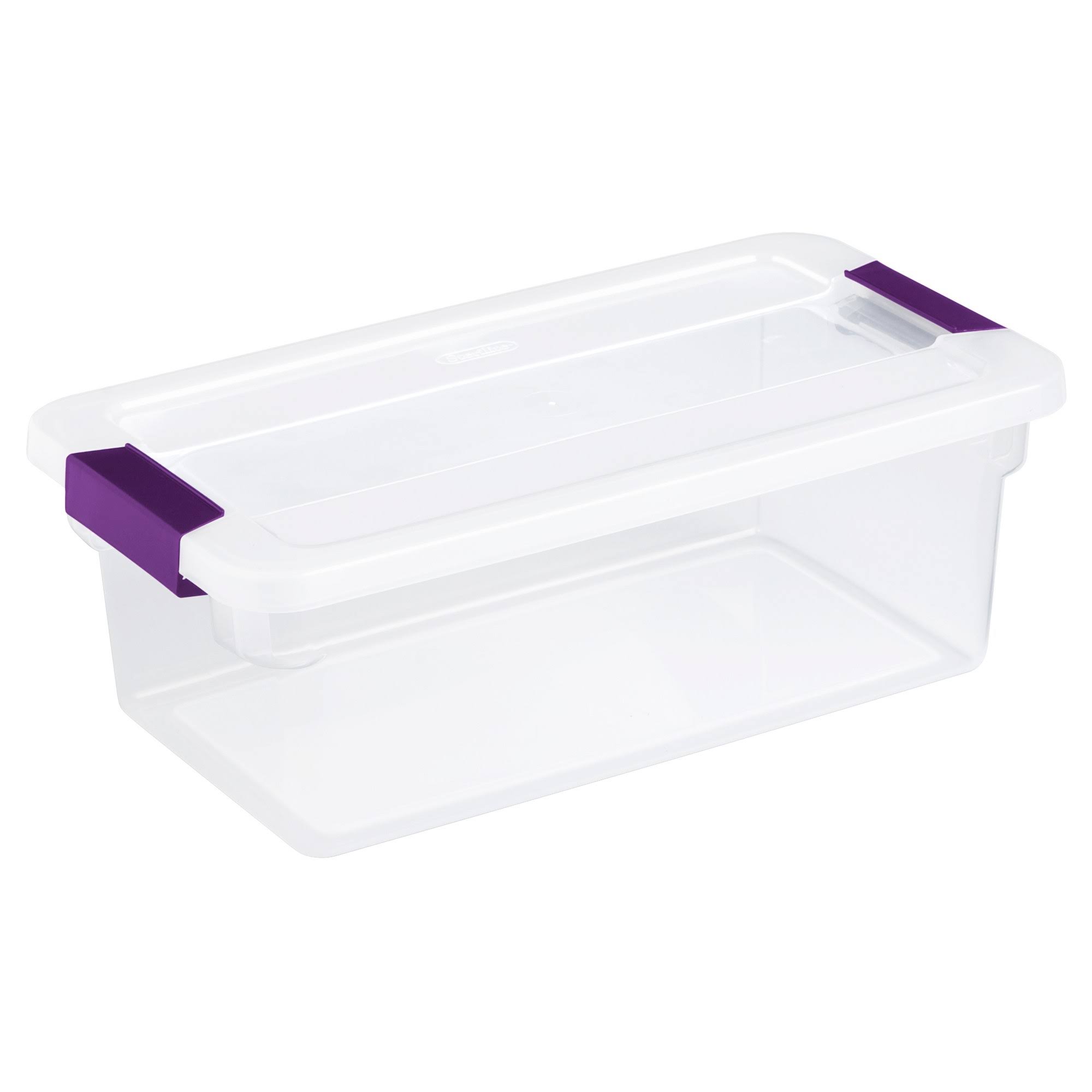 Sterilite Clear View Storage Container, 6 qt