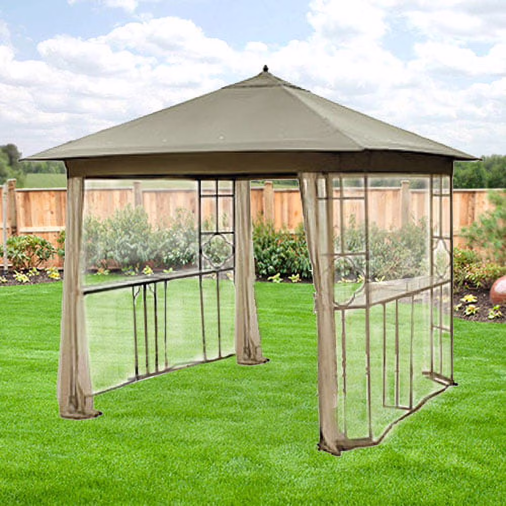 Garden Winds Replacement Canopy Top for Landsdowne Heights Gazebo - Riplock 350