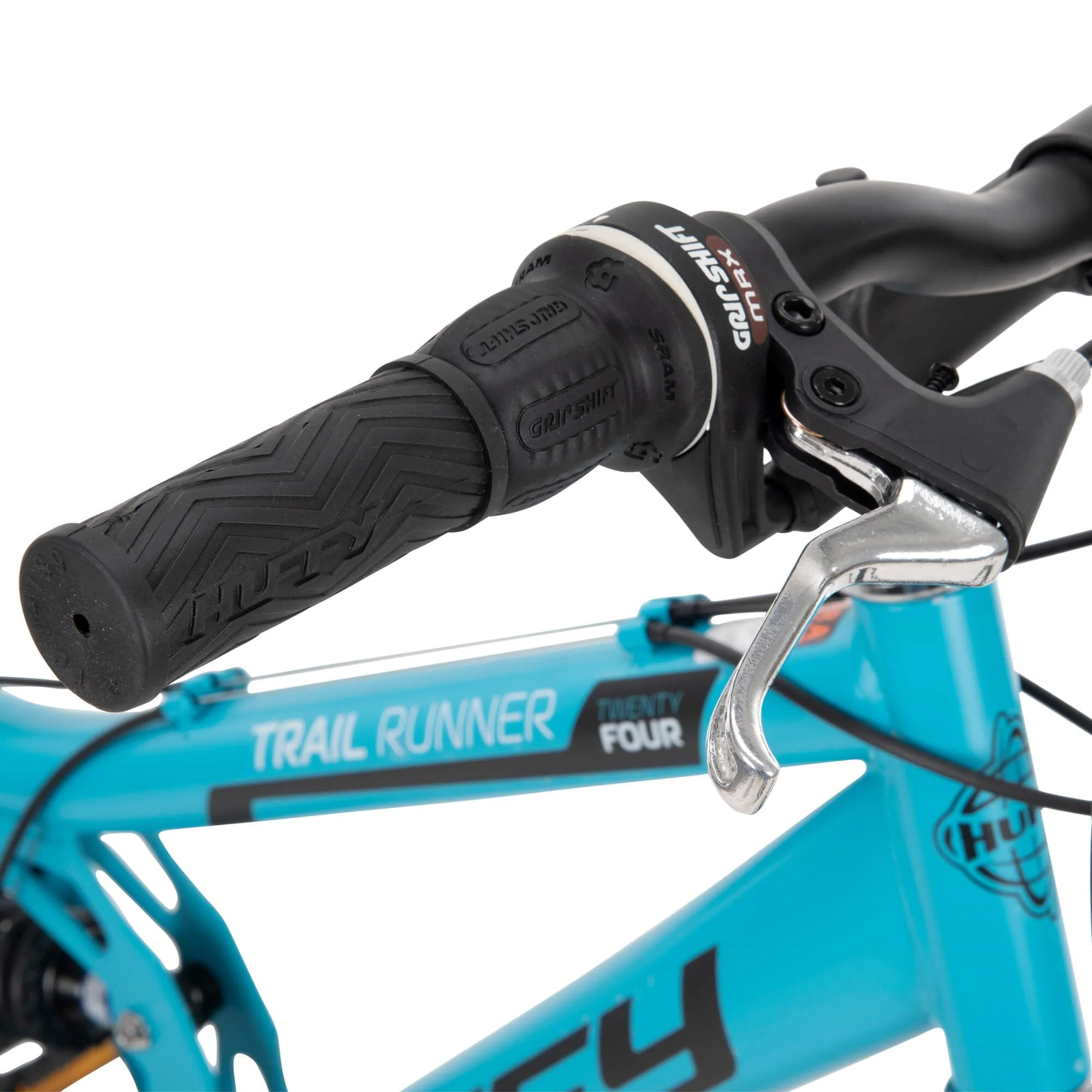 Huffy 24" Trail Runner Girls Full Suspension Mountain Bikes, Teal Blue Image 5