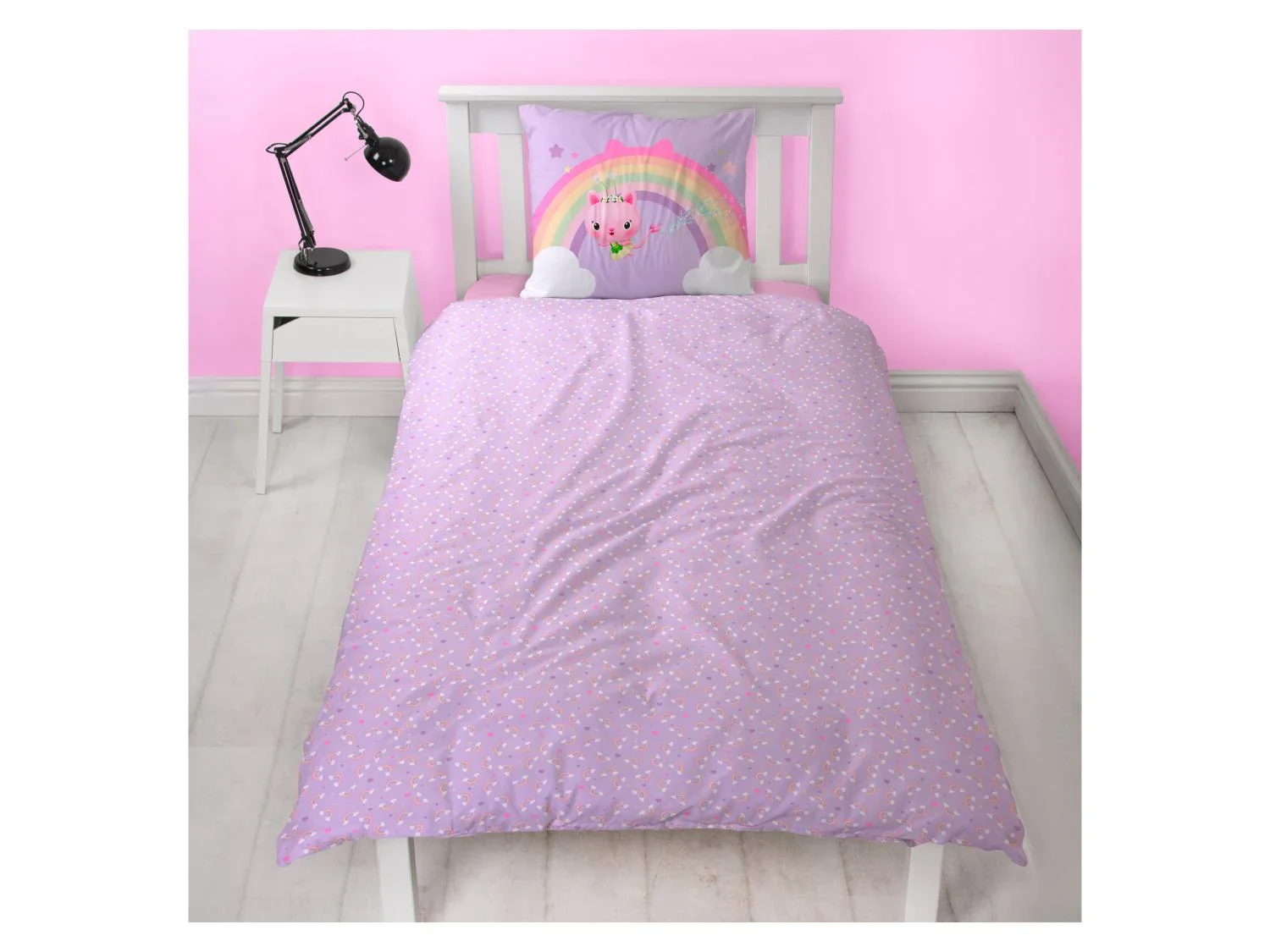 Parure de lit rversible pour enfant, 140 x 200 cm