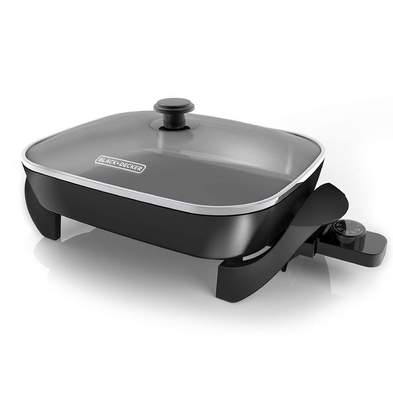 Black & Decker SK1215BC Family Sized Electric Skillet, Black 12