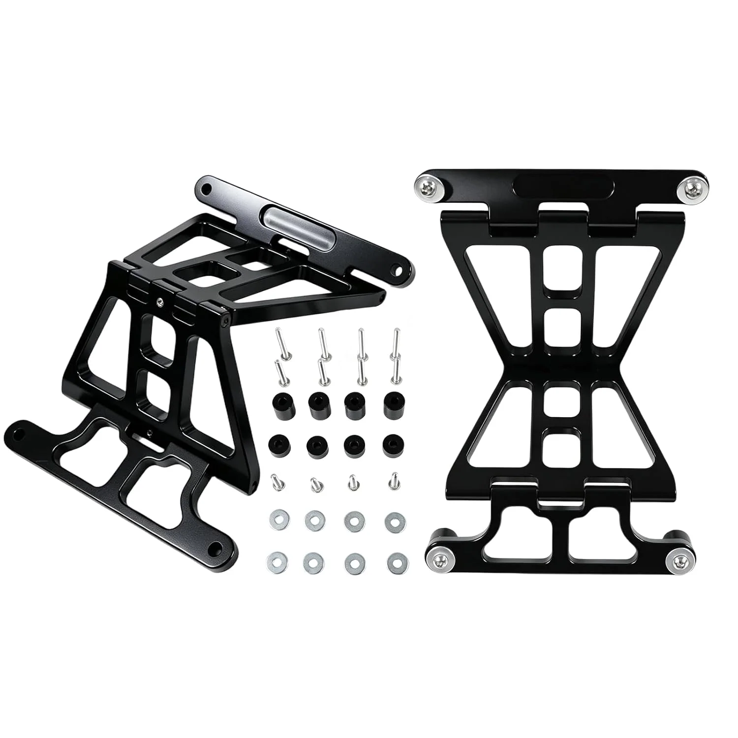 KXZ Aluminum Saddlebag Lid Anti Over-Rotation Stoppers for Harley Touring Models 2014–2026, Replace Weak OEM Lid Tether Straps