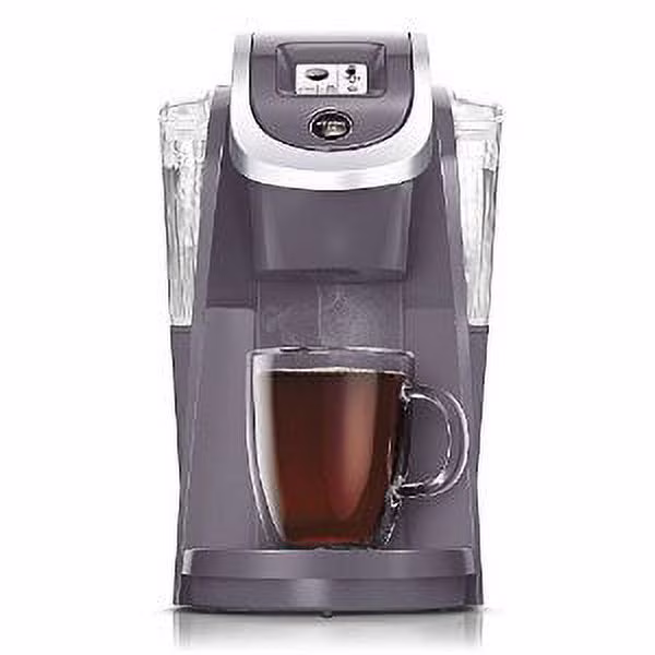Keurig K250 Coffee Maker, Single Serve K - Cup Pod Coffee Brewer, with Strength Control, Plum Gray