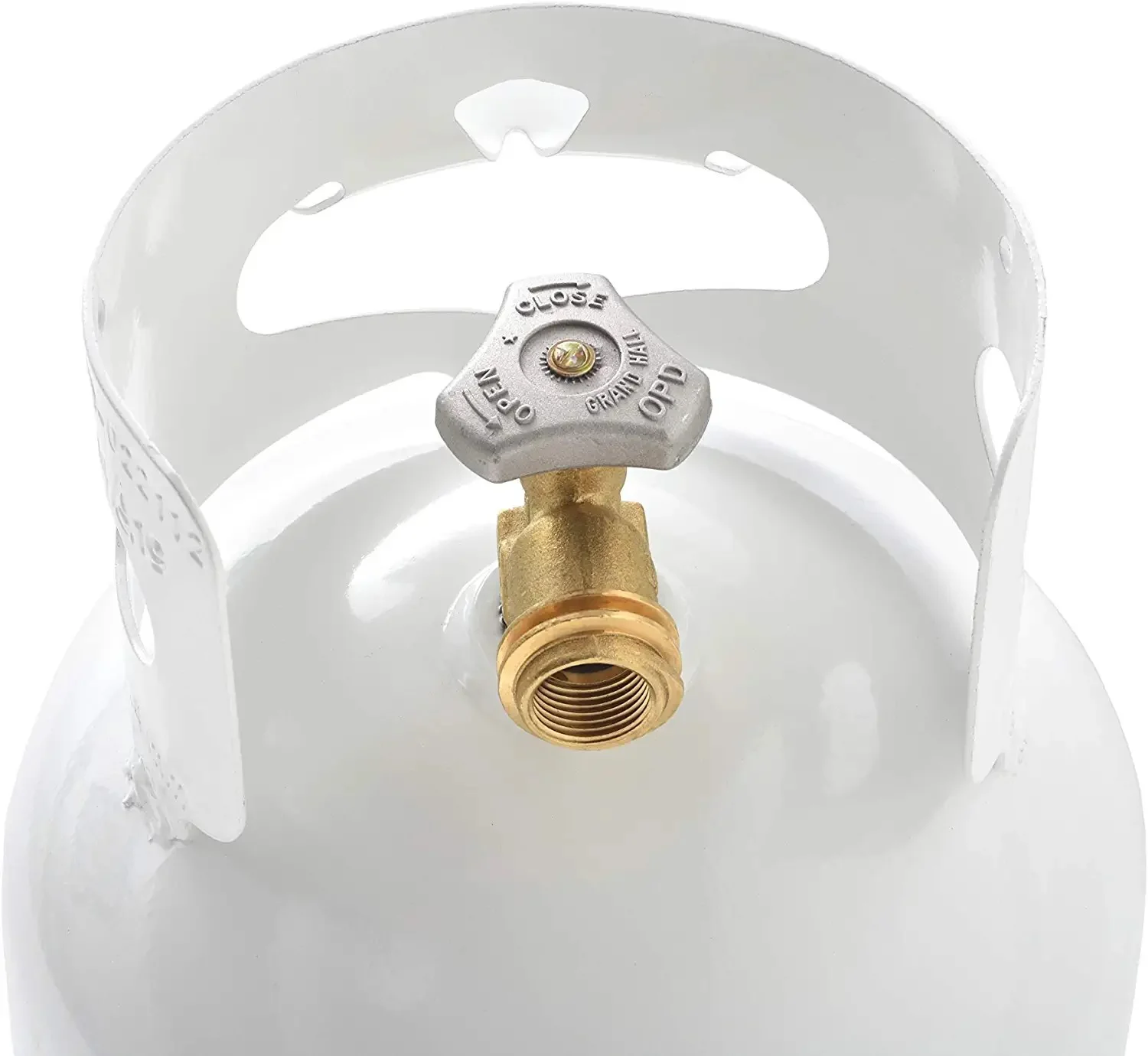 10LB Empty Steel Propane Tank LP Cylinder w/ Type1 OPD Valve, for Grills BBQs - Image 6