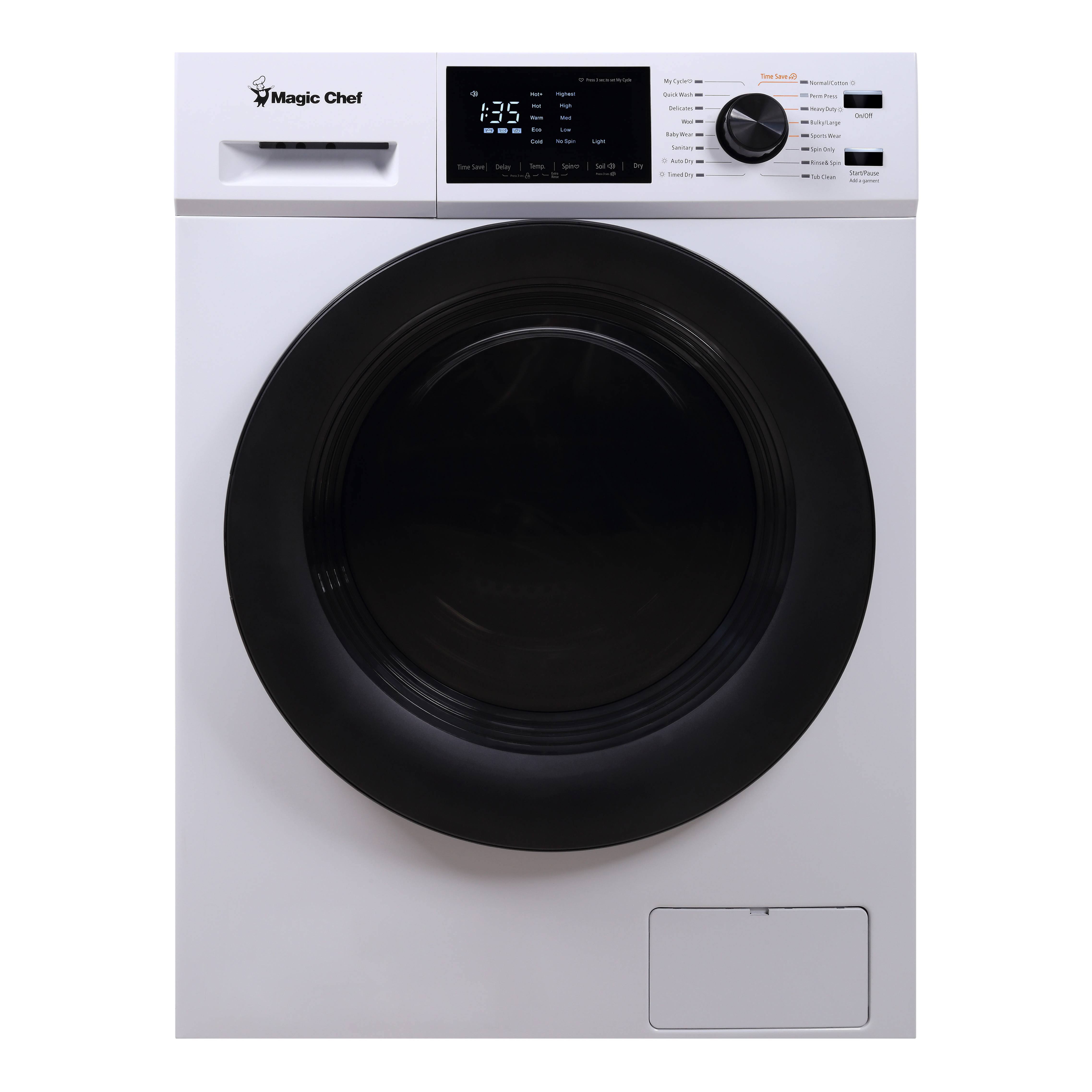 Magic Chef 2.7 Cu. ft. Combo Washer and Dryer White MCSCWD27W5