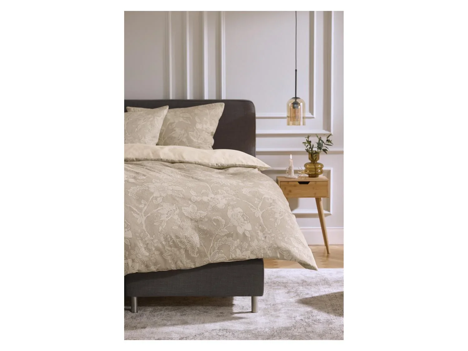 LIVARNO Parure de lit double face en satin, 240 x 220 cm