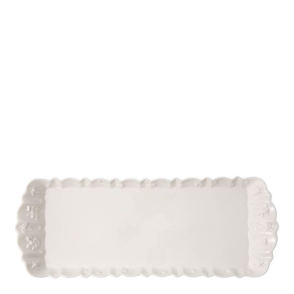 Toy's Delight Royal Classic sandwichtallerken 40x16 cm hvit