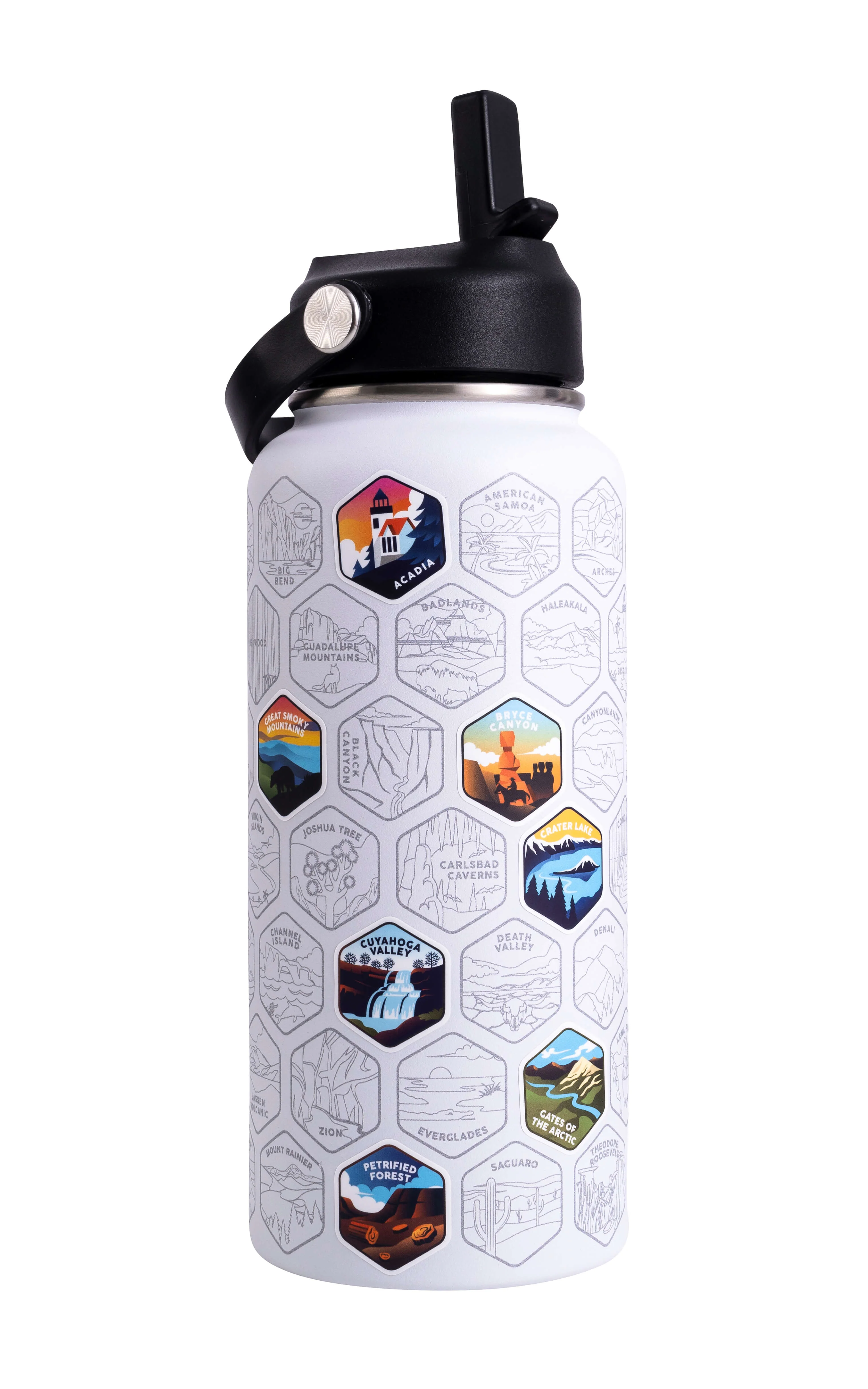 NP63 National Parks Water Bottle + Stickers