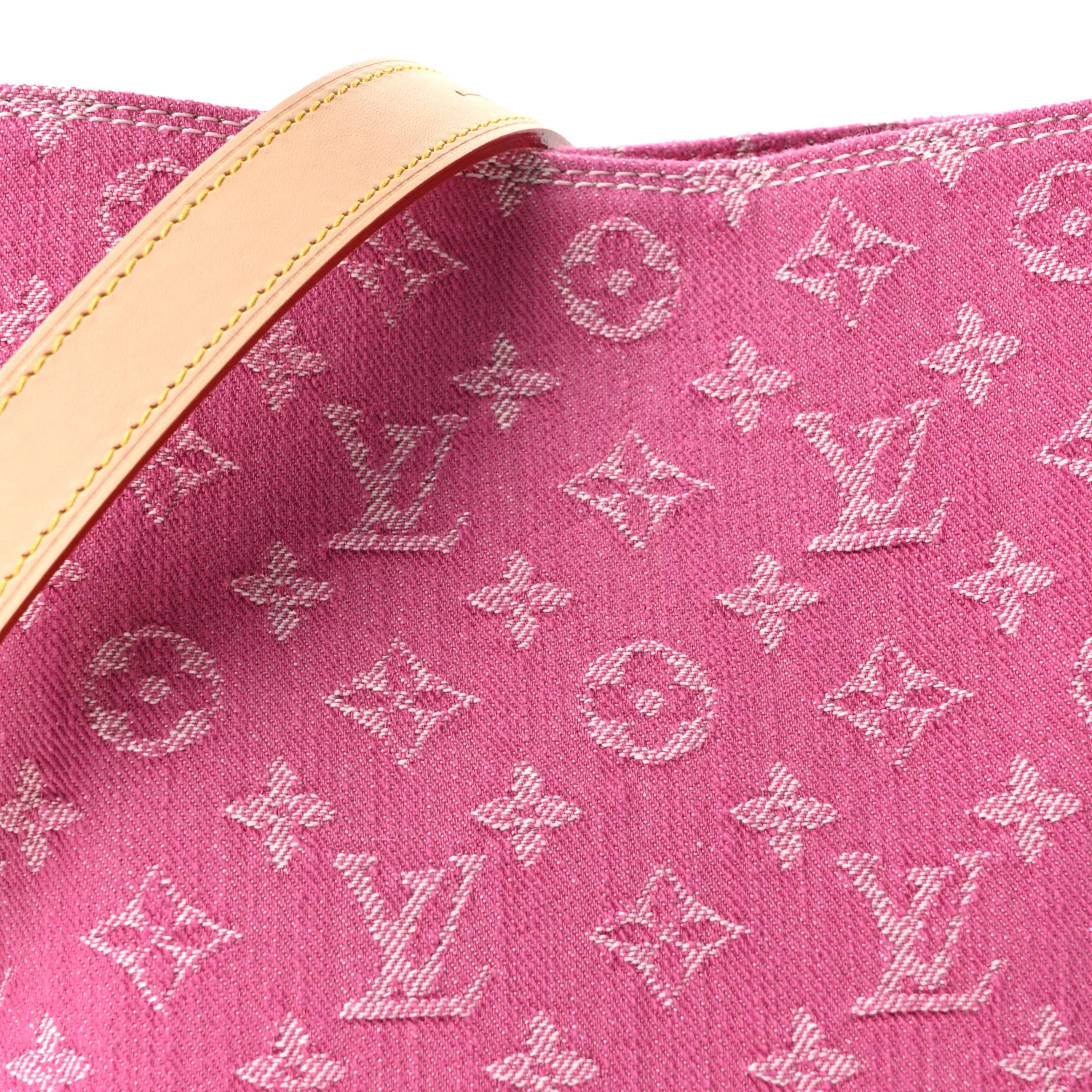 Monogram Denim All In BB Fuchsia
