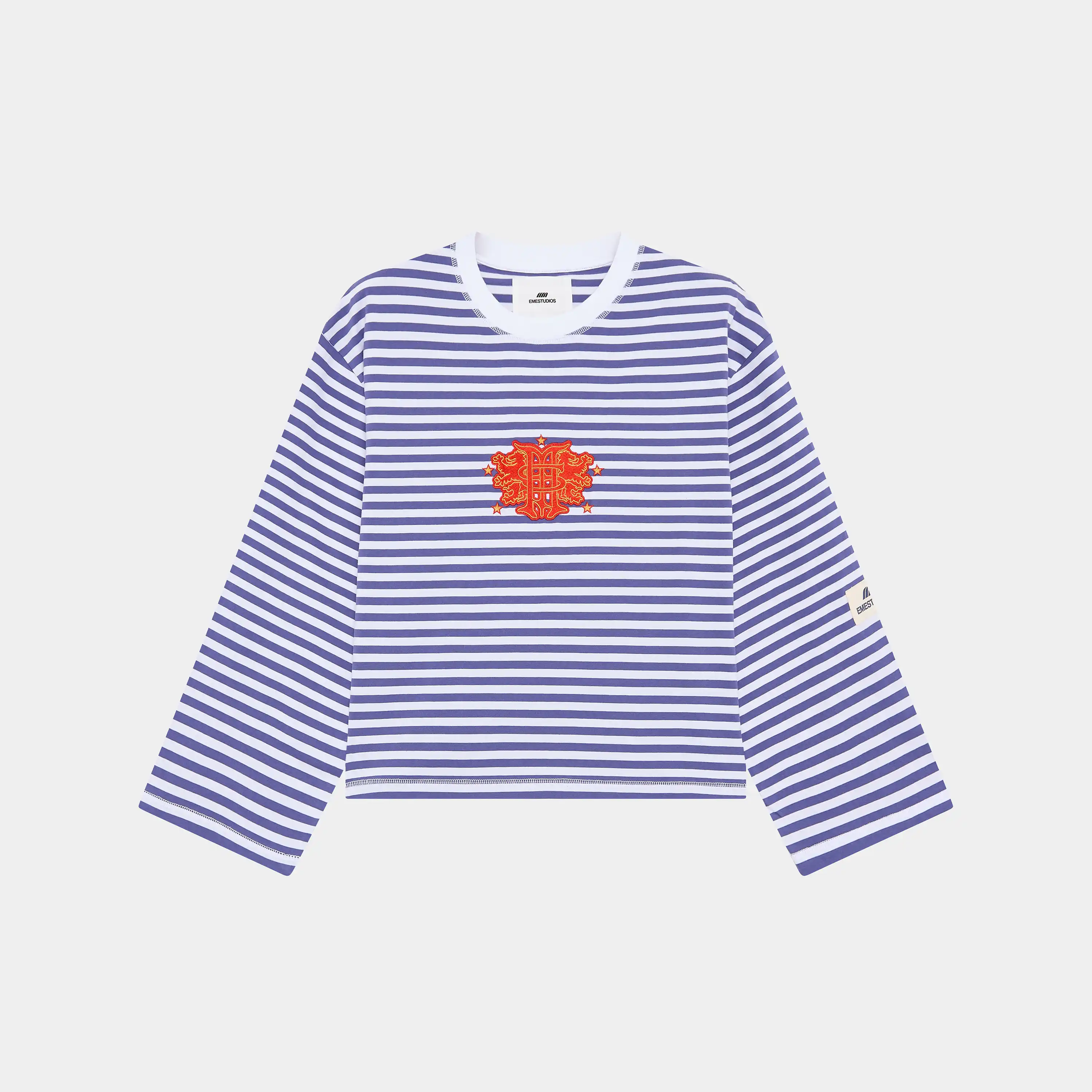 Horizon Striped Deep Cobalt Long Sleeve
