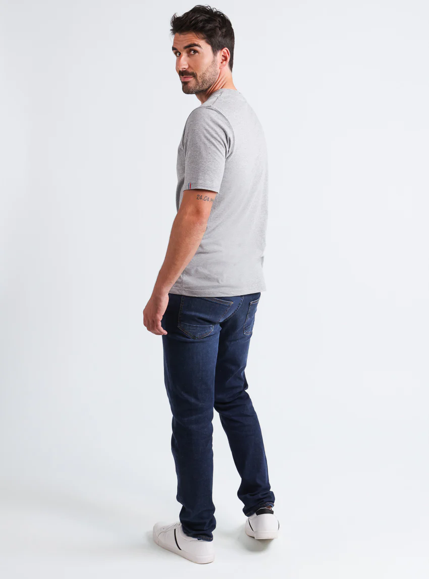 Jean homme en coton  Bleu Brut