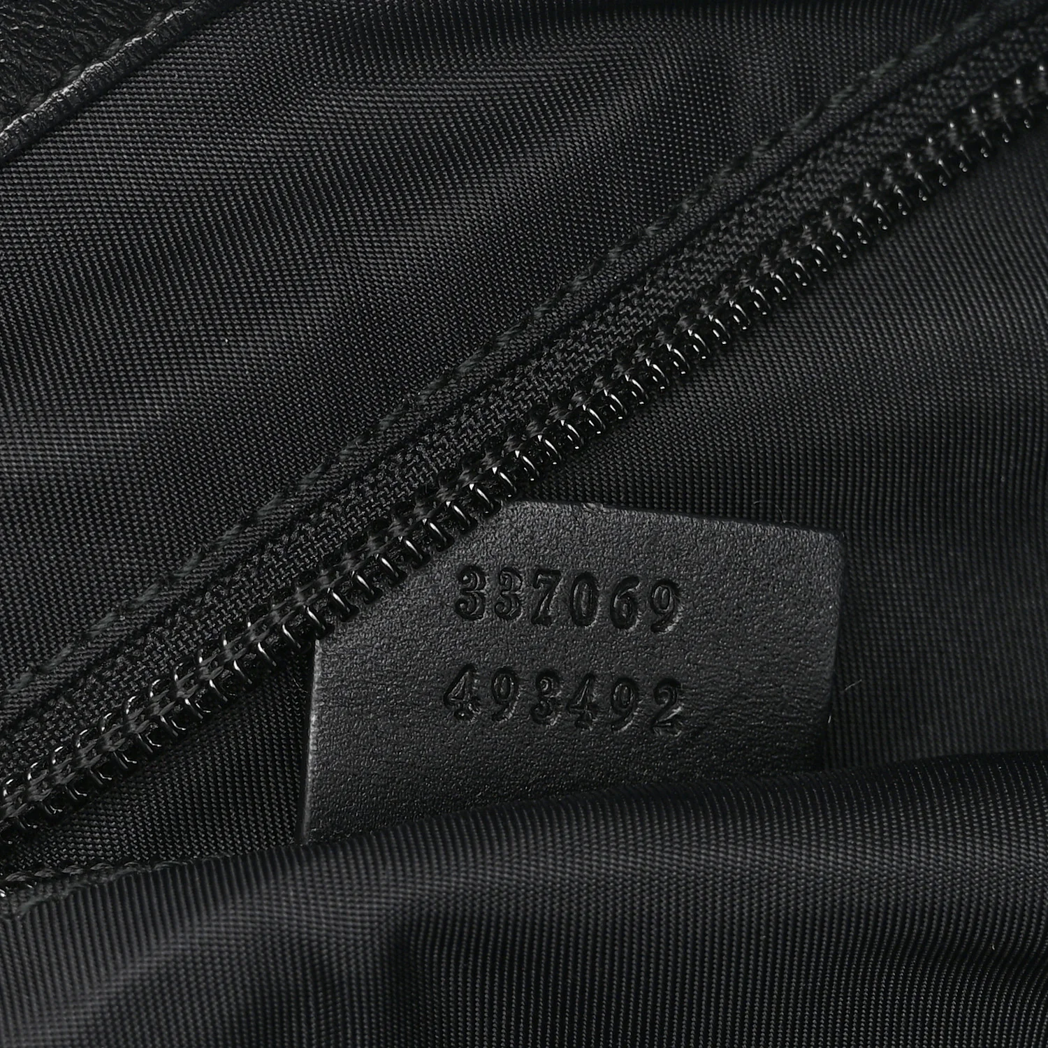 Techno Canvas Web Single Buckle Tote Black