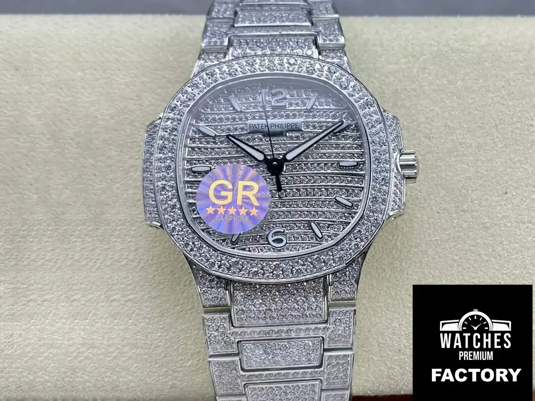 Patek Philippe Aquanaut 7118 / 1450G-001 GR Factory Diamond Case