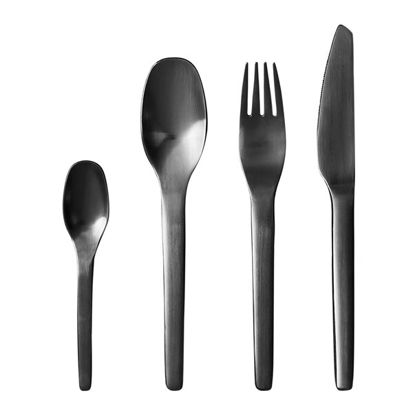 ENSO bestikksett 16 deler black finish