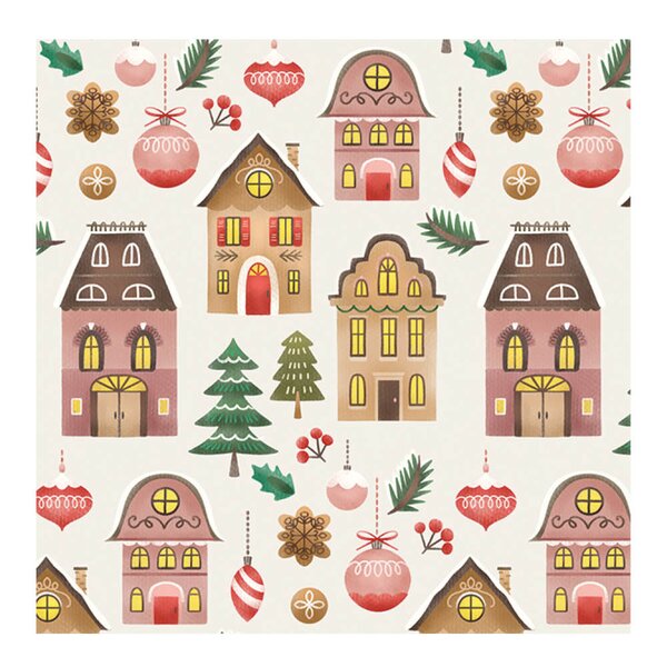 Serviett 33x33 cm 20 stk Christmas at Home Cream