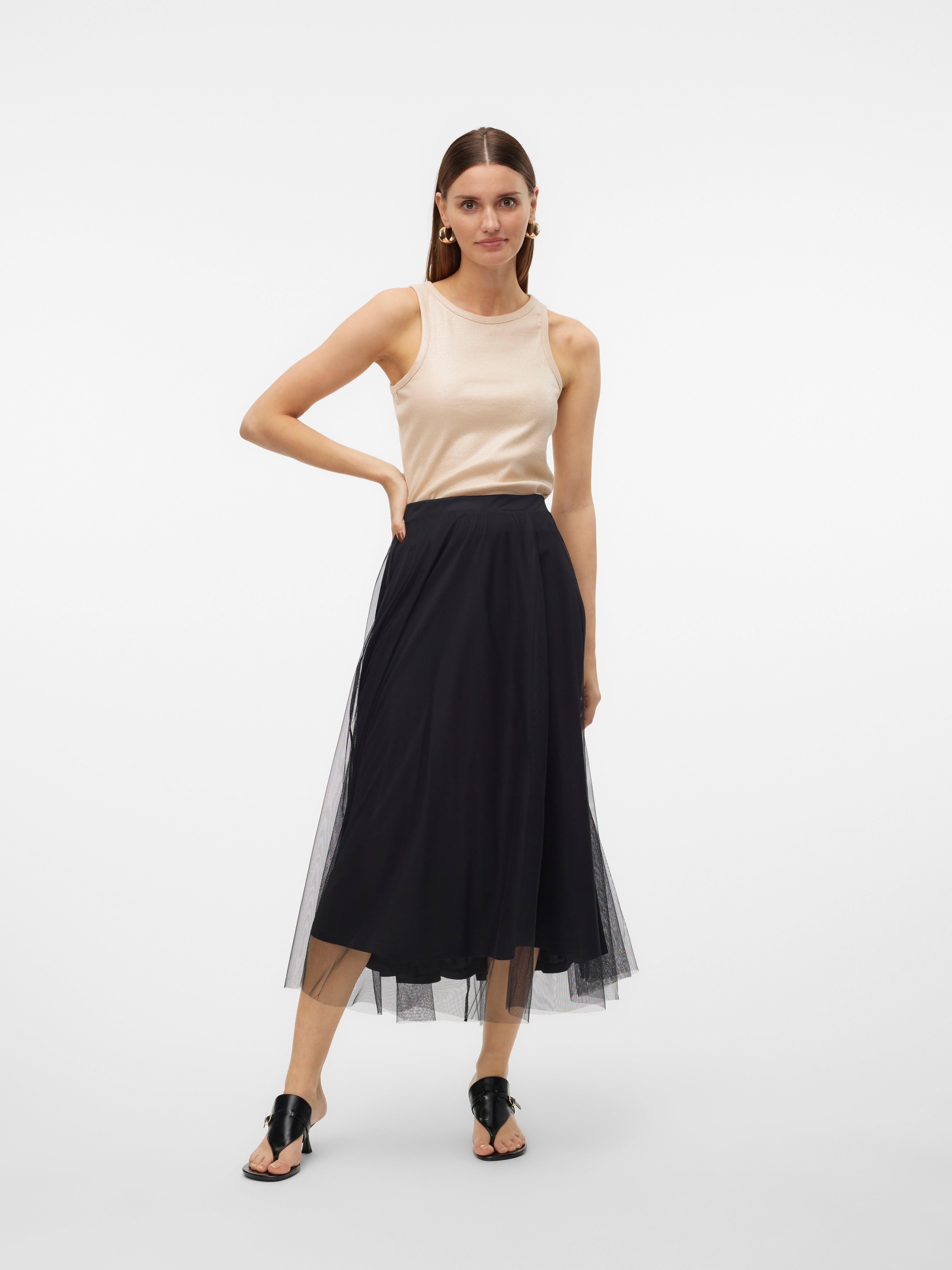 VERO MODA® VMCOVE Mid waist Long skirt