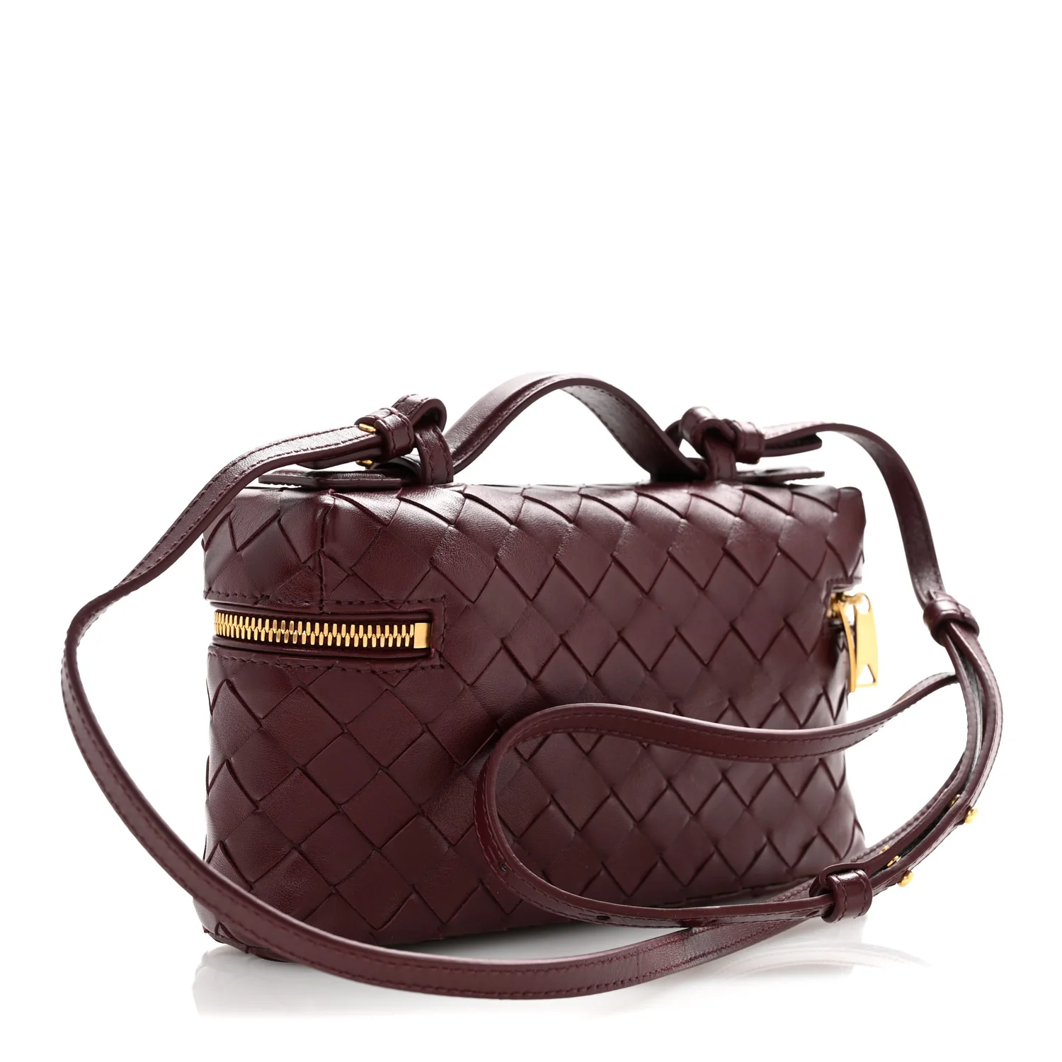 Nappa Intrecciato Bang Bang Vanity Case Barolo