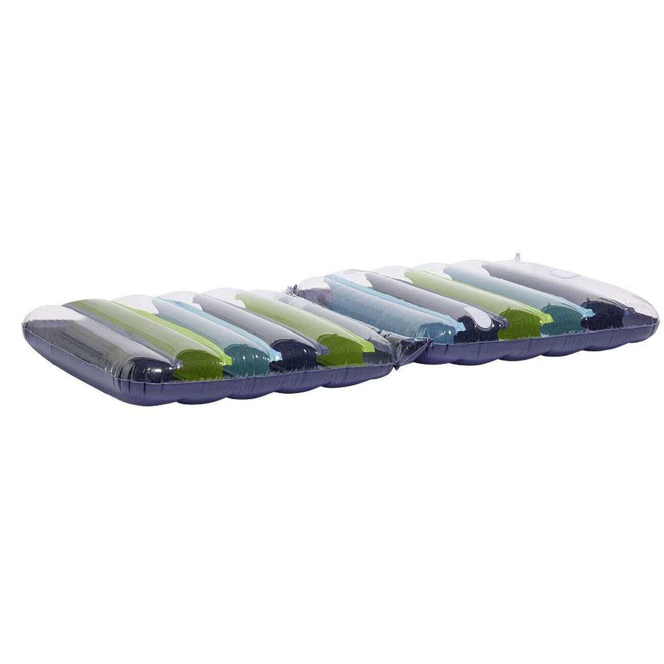 Matelas gonflable 3en1 Funky violet et vert L170x80cm