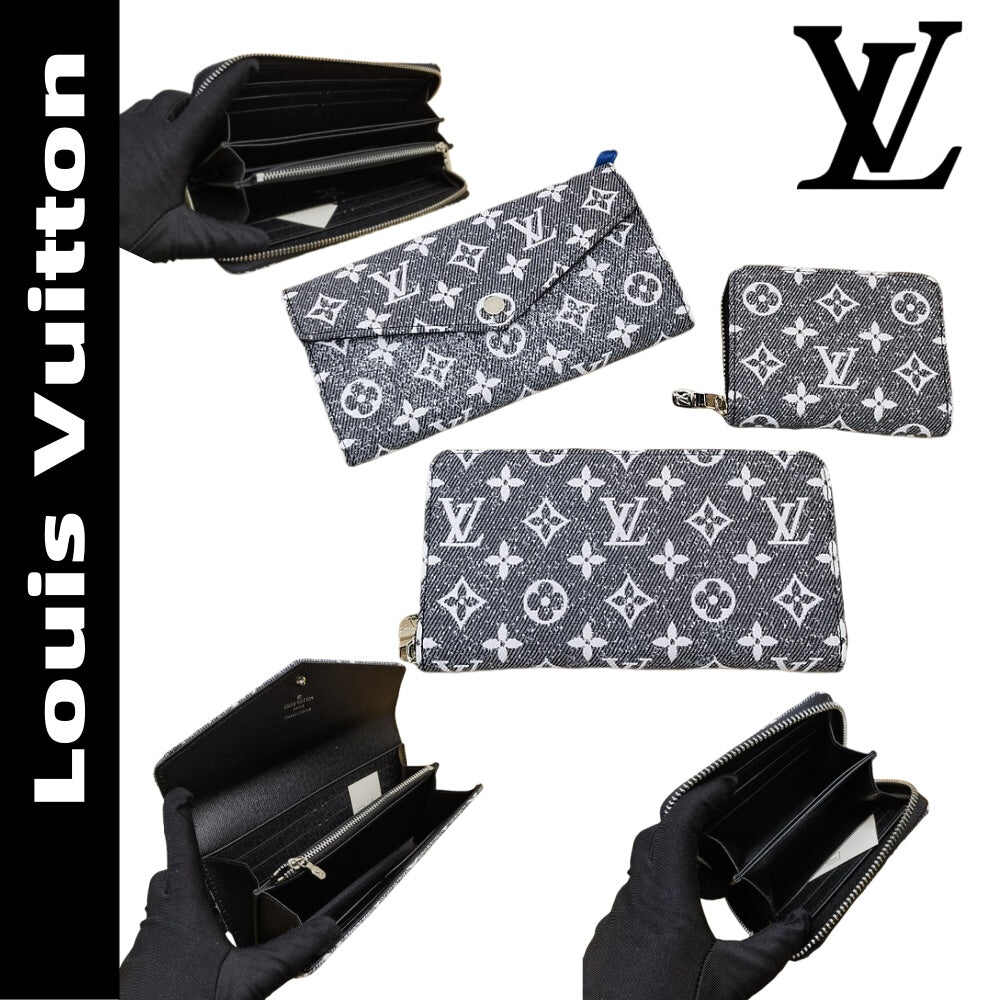 【ルイヴィトン】3タイプから選べる ジャカードデニム財布 在庫残りわずか