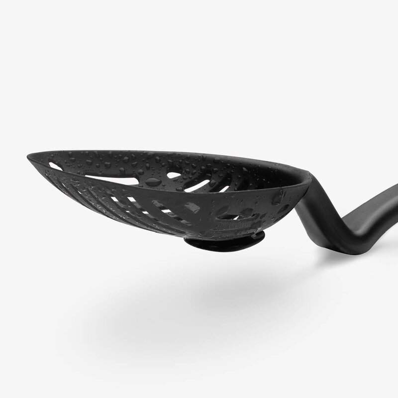 Hullsleiv med vinklet håndtak 32,6 cm svart