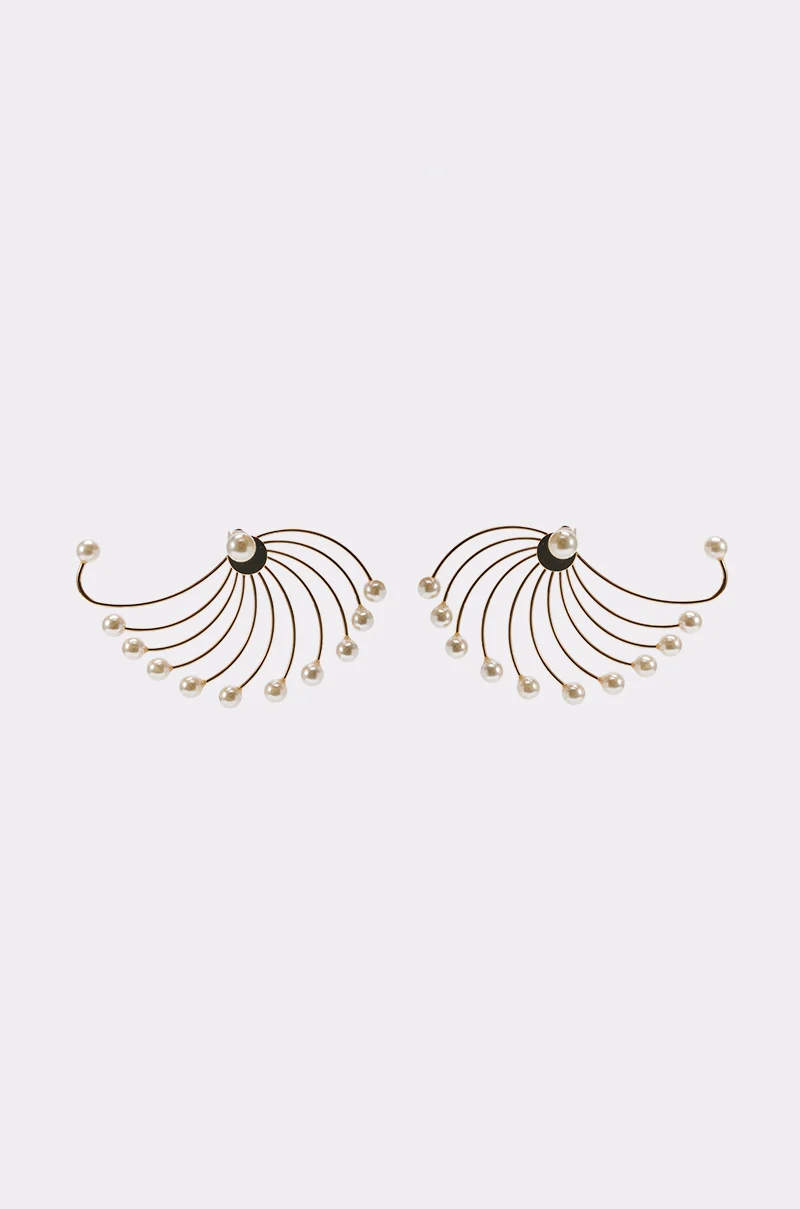 PEARL EAR HUGGERS - Akira Store