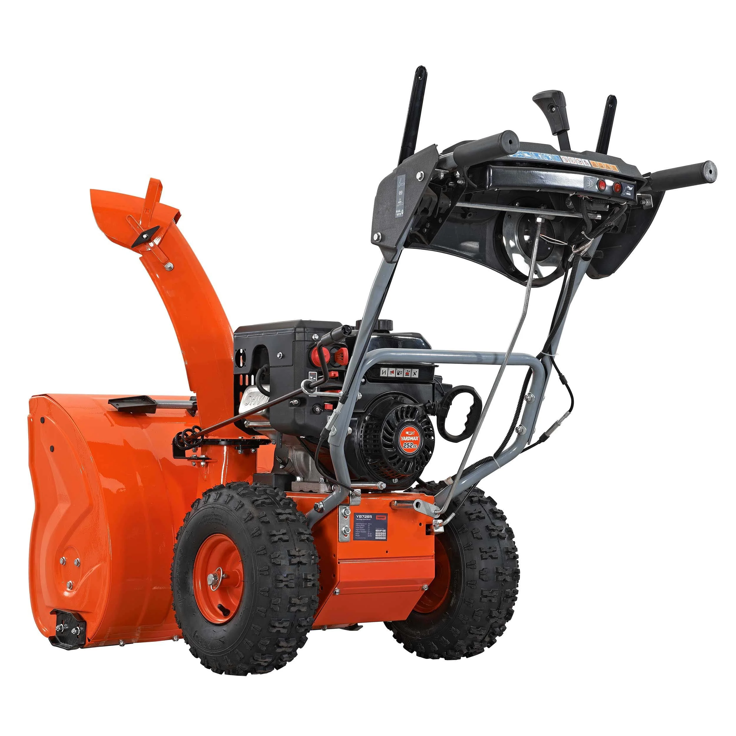 28 in. 252 cc Two-Stage Self-Propelled Gas Snow Blower with Electric Start Headlight - Image 3