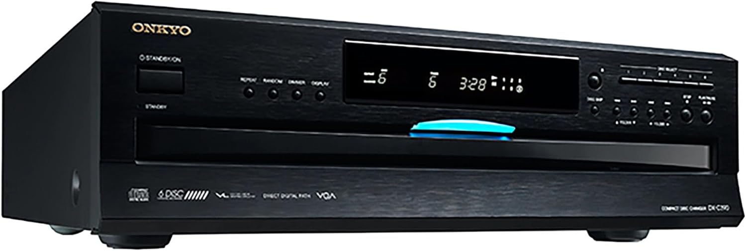 Changeur CD 6 disques Onkyo DXC390, noir