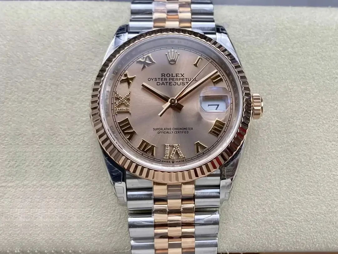 Rolex Datejust M126231-0027 36MM VS Factory Gold Bezel