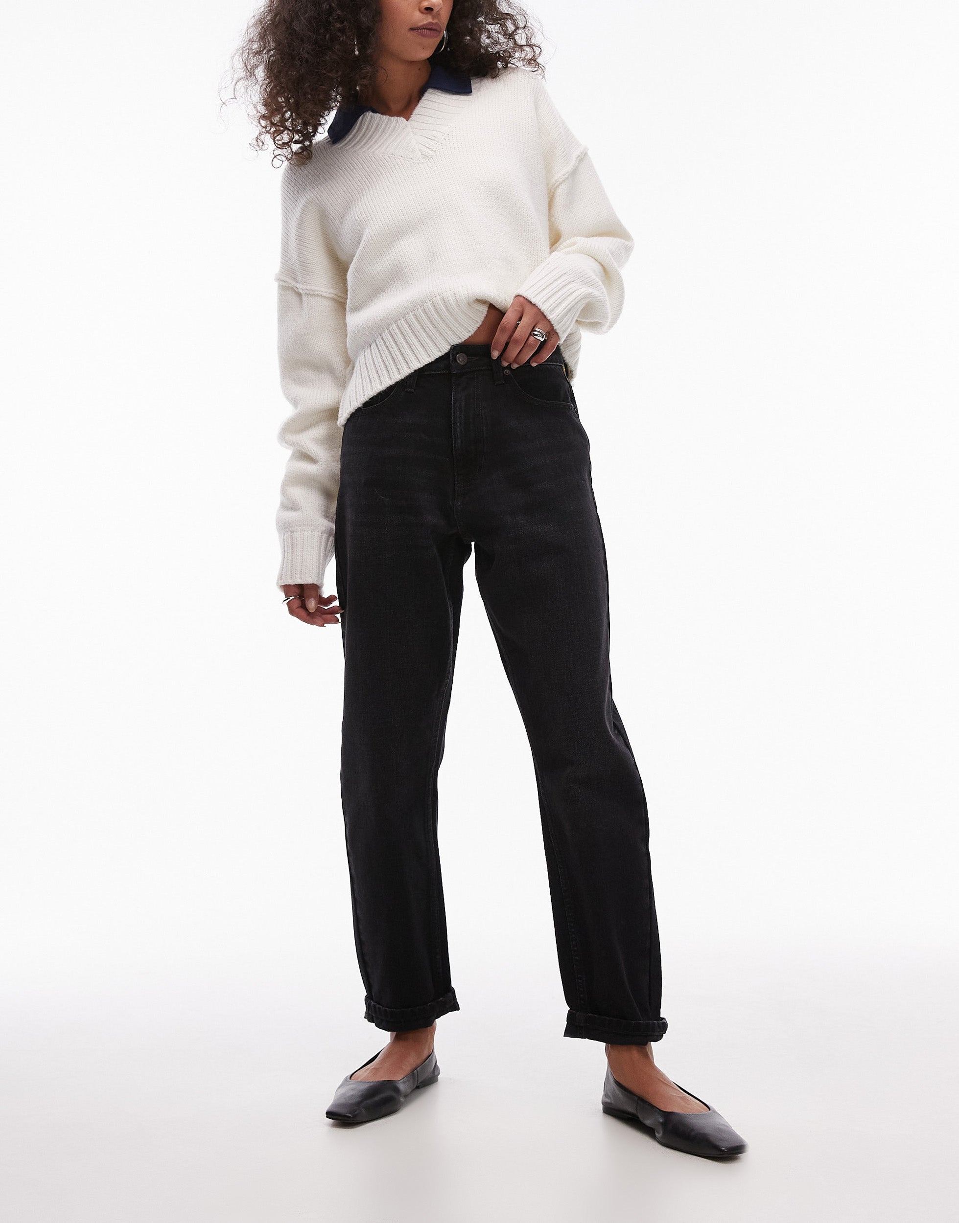 VERO MODA® TOPSHOP High waist Mom Fit Jeans