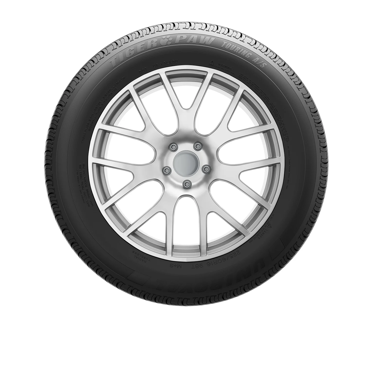 Uniroyal Tiger Paw Touring A/S All-Season 195/60R15 88H Passenger Tire