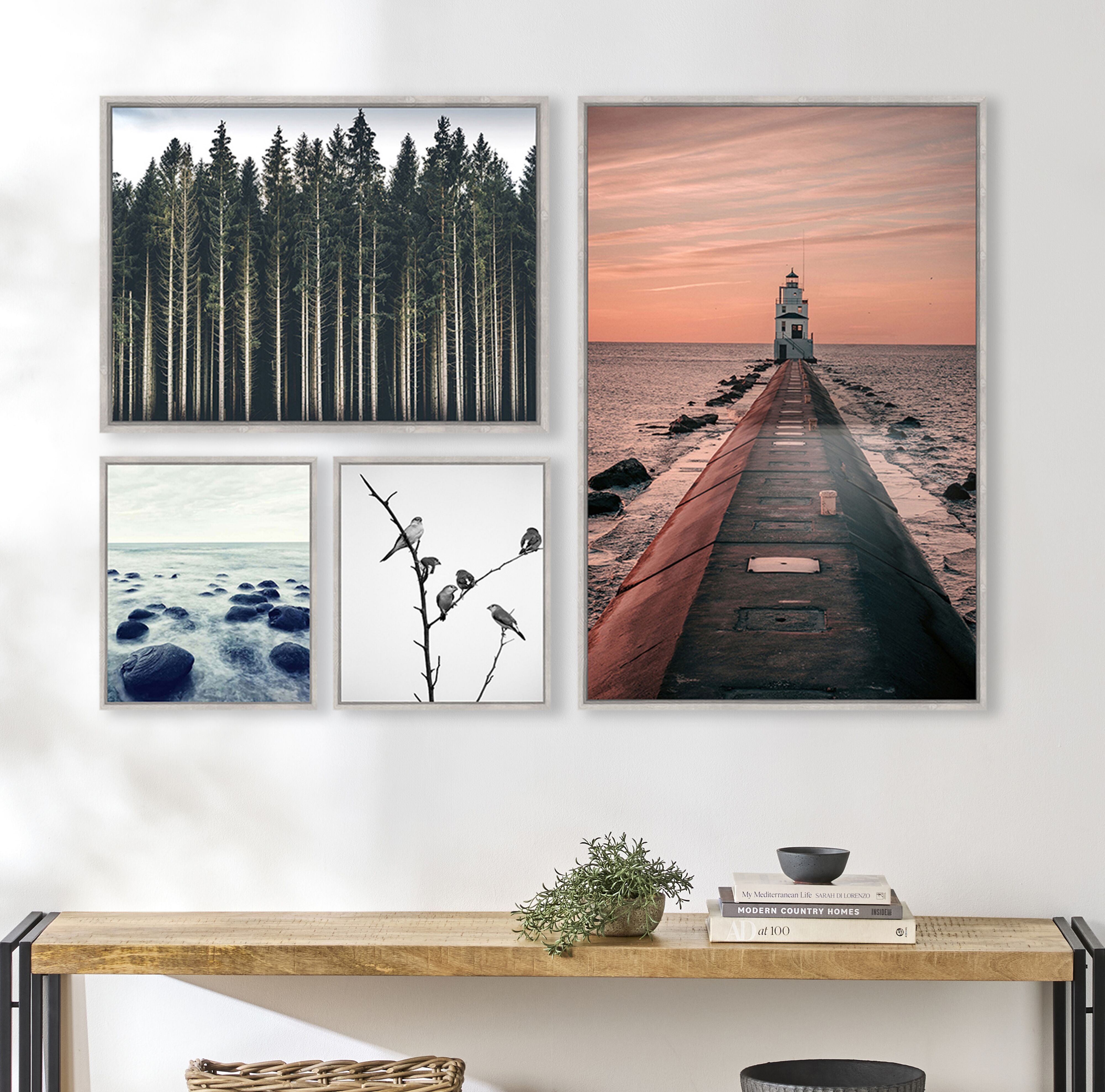 Winter Memories Framed Canvas Gallery Wall Set