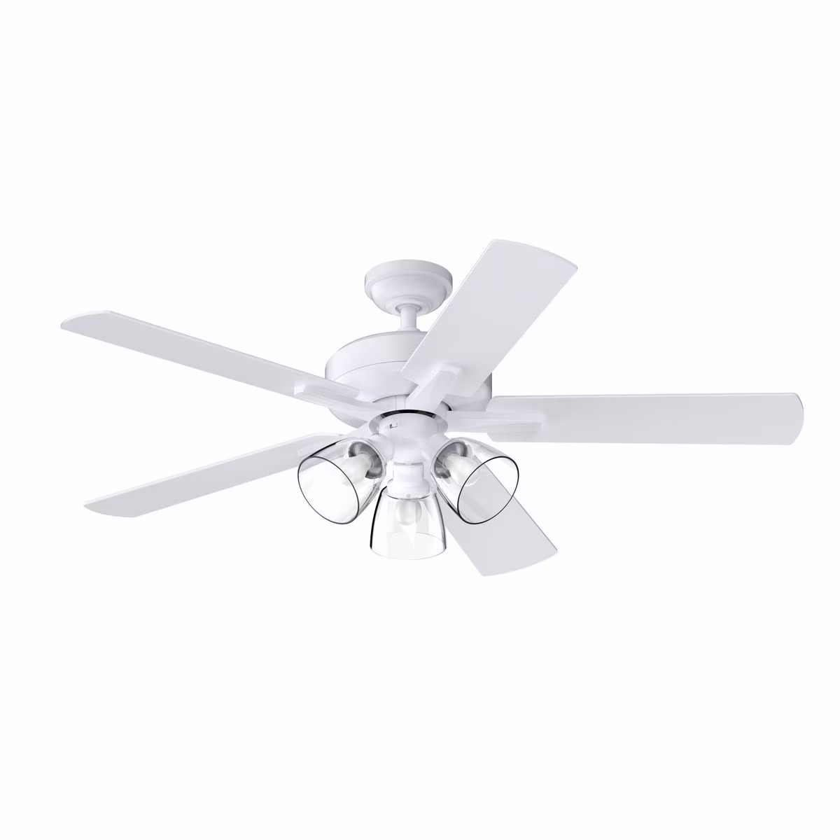 Better Homes & Gardens 52 Bronze Transitional Ceiling Fan, 5 Reversible Blades, 3 LED Bulbs Included