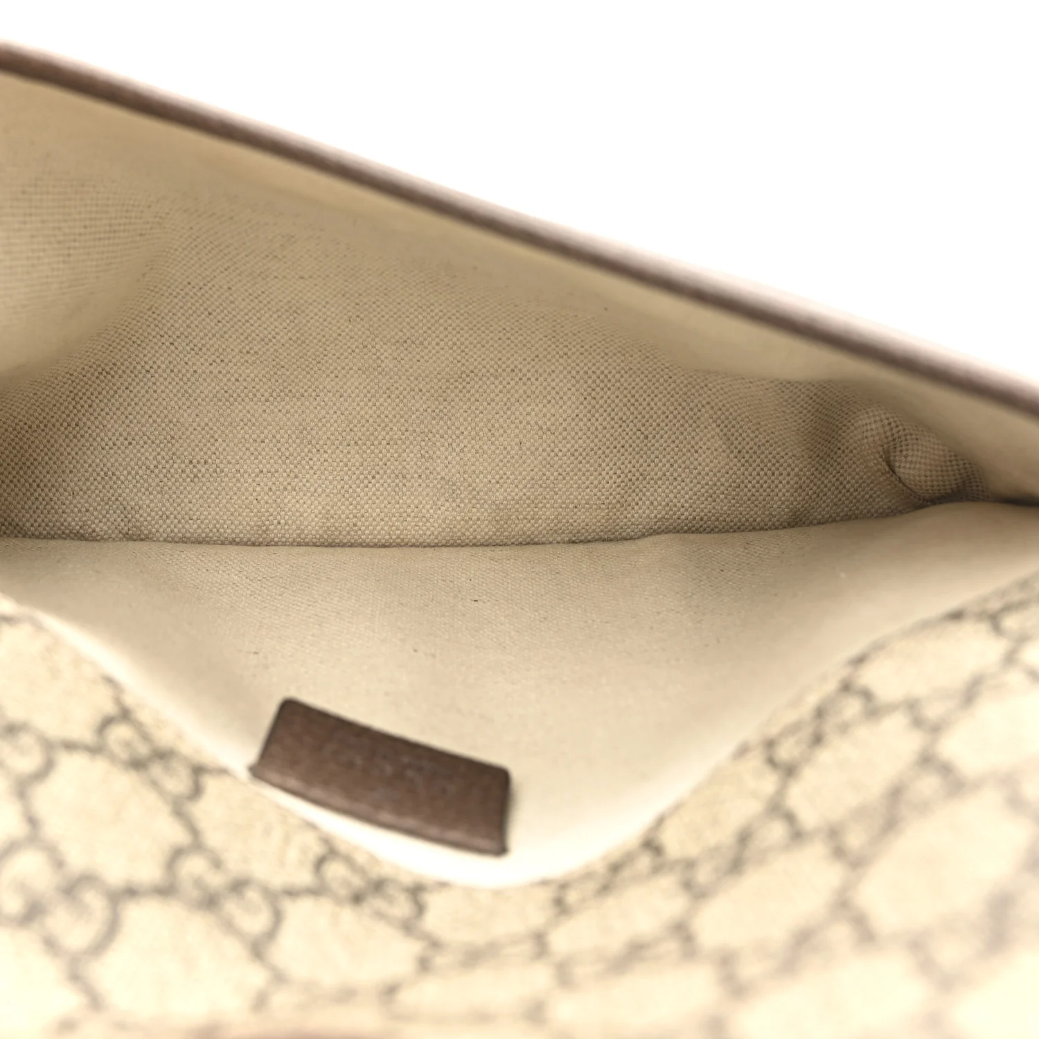 GG Supreme Monogram Neo Vintage Web Belt Bag Brown