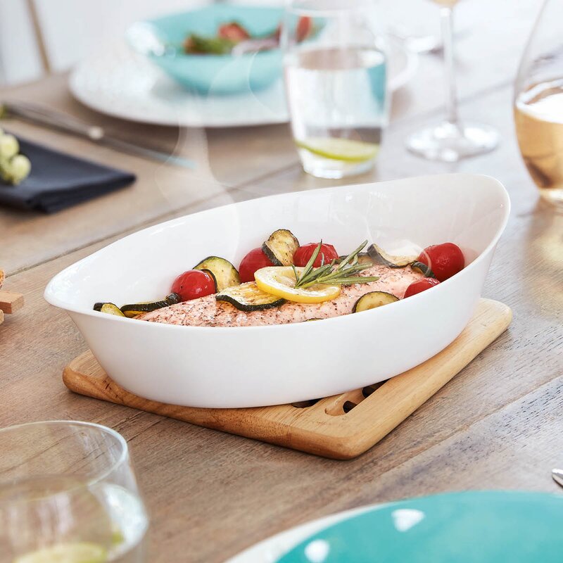 Smart Cuisine Carine ovnsform 39x23 cm hvit