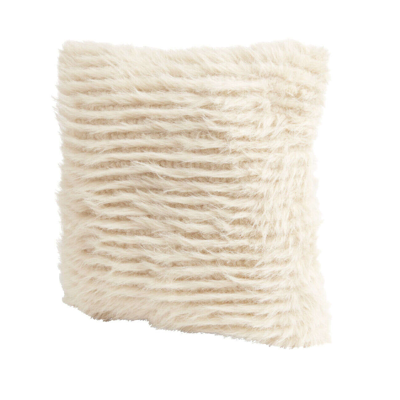 Coussin carré à poils longs 40x40cm - 3 modèles