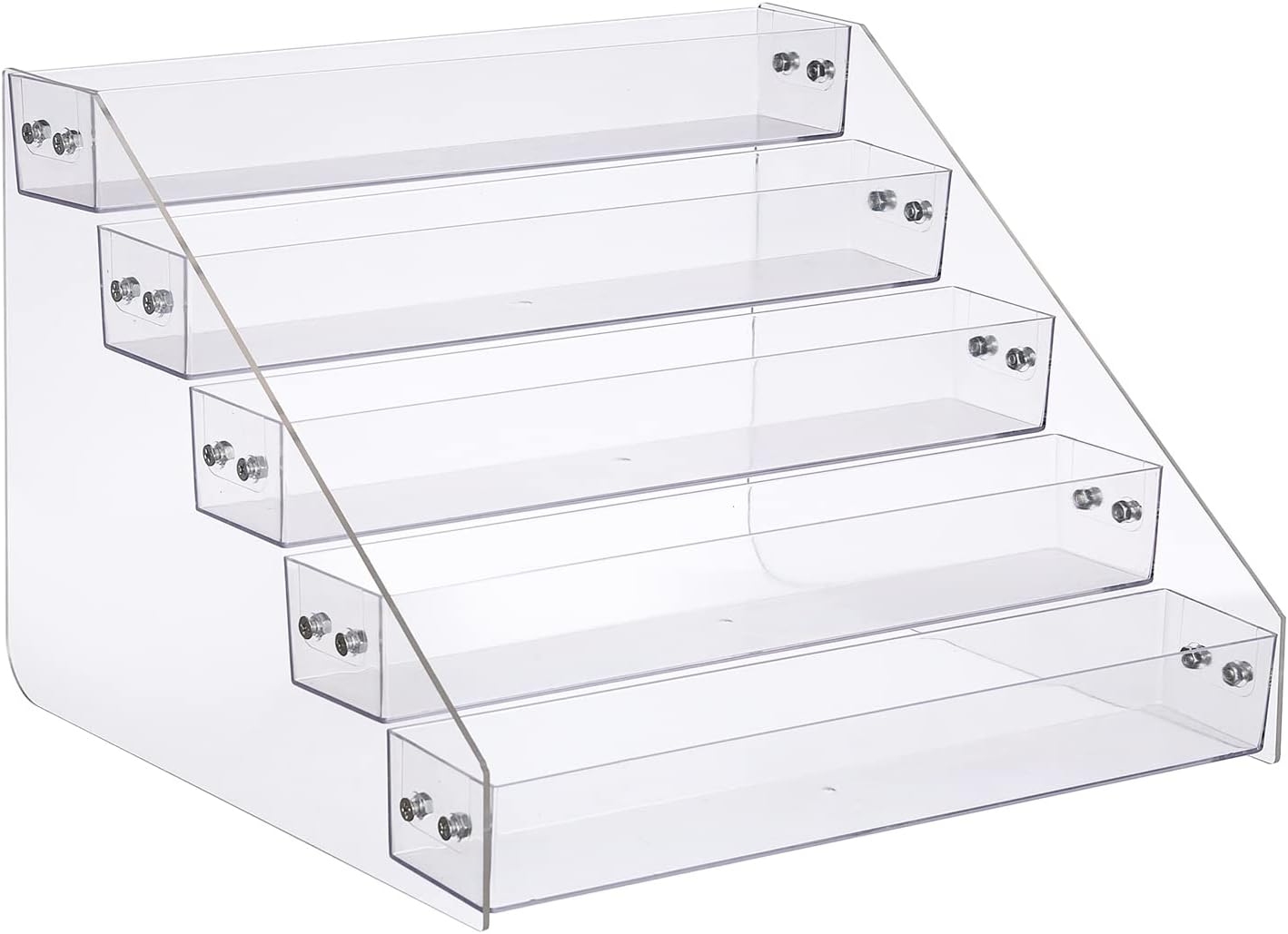 Tiered Spice Rack Acrylic, Spice Rack Shelf Seasoning Organizer
