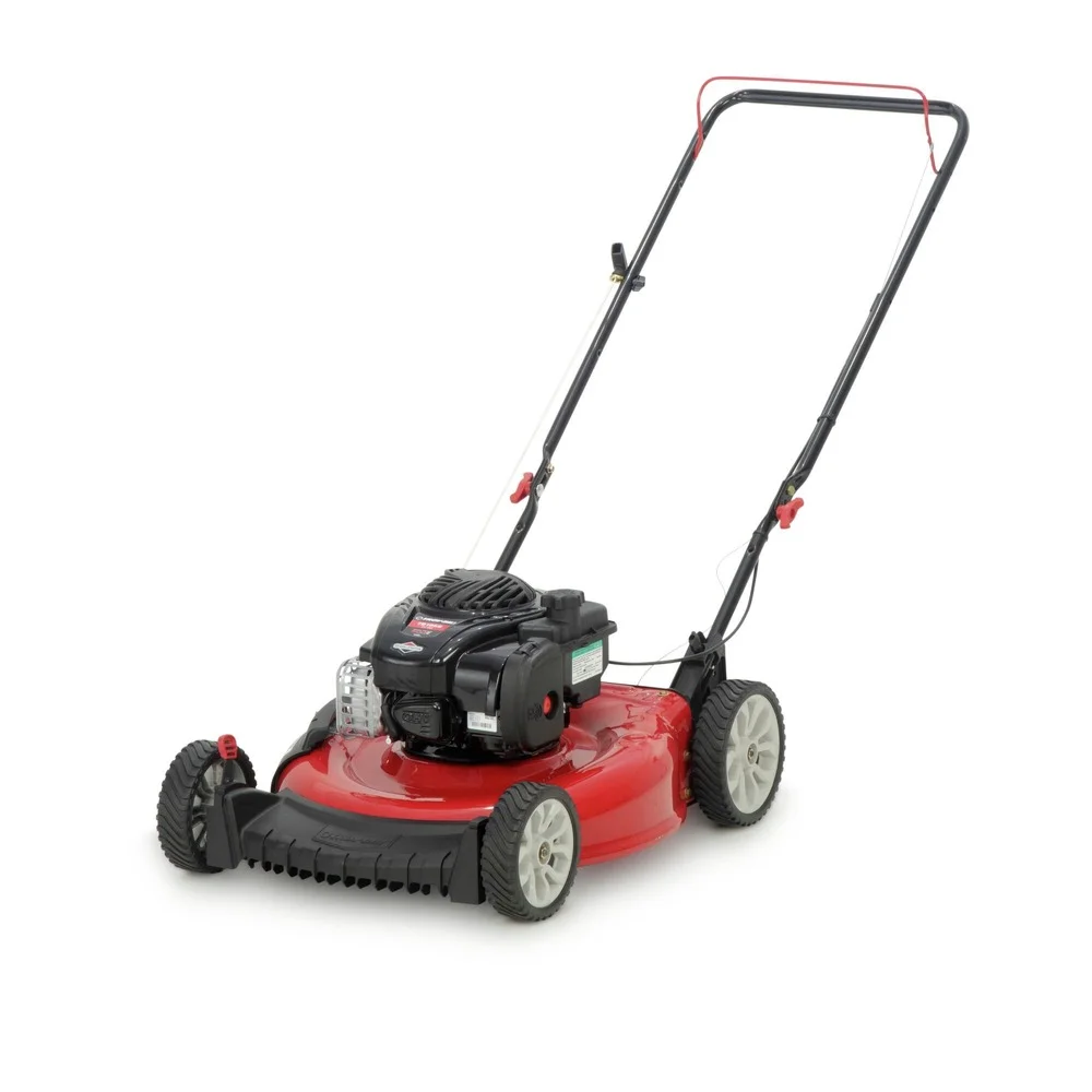 TROY BILT 21 140cc Gas Powered Push Walk - Behind Mower, Triaction Cutting System
