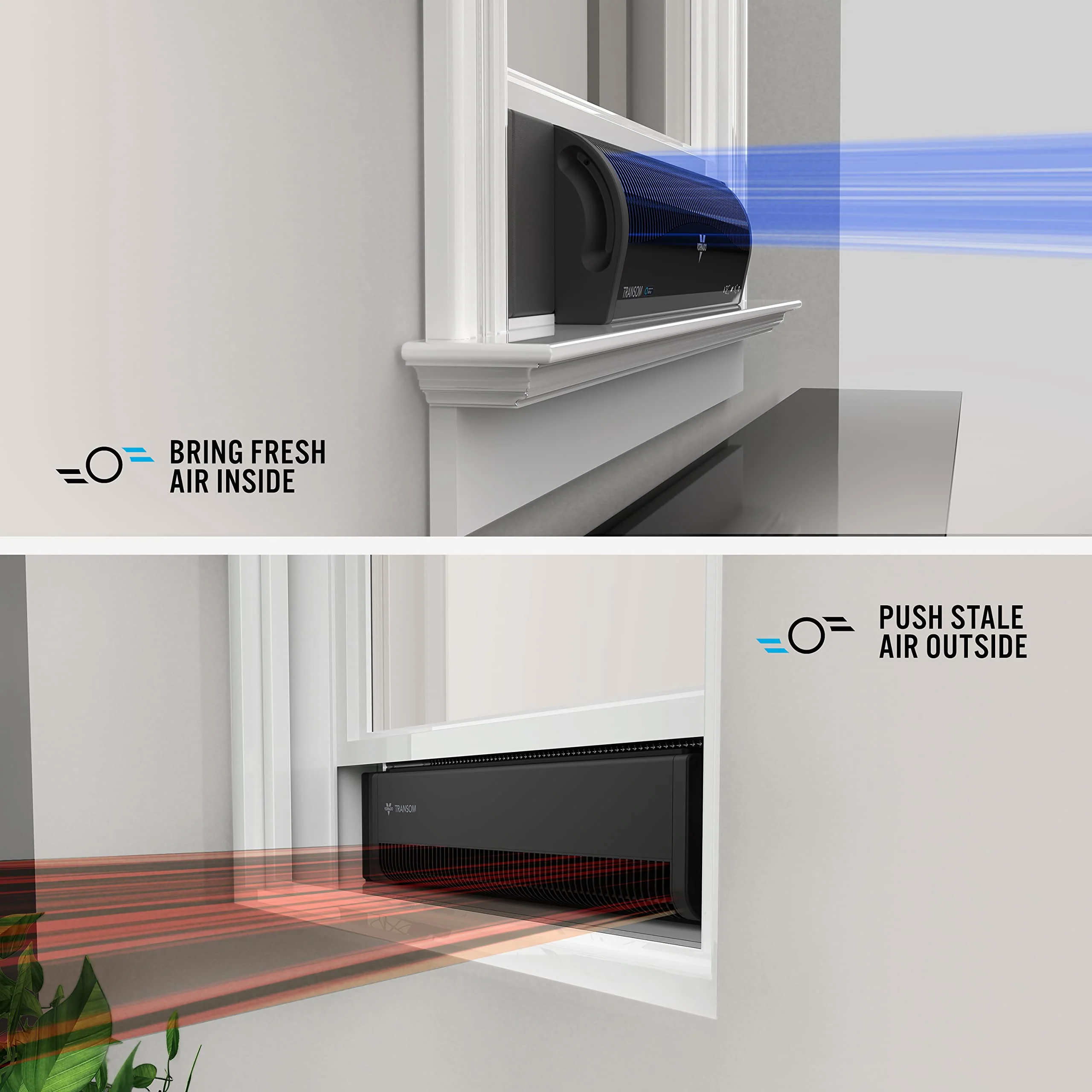 Transom AE Window Air Circulator