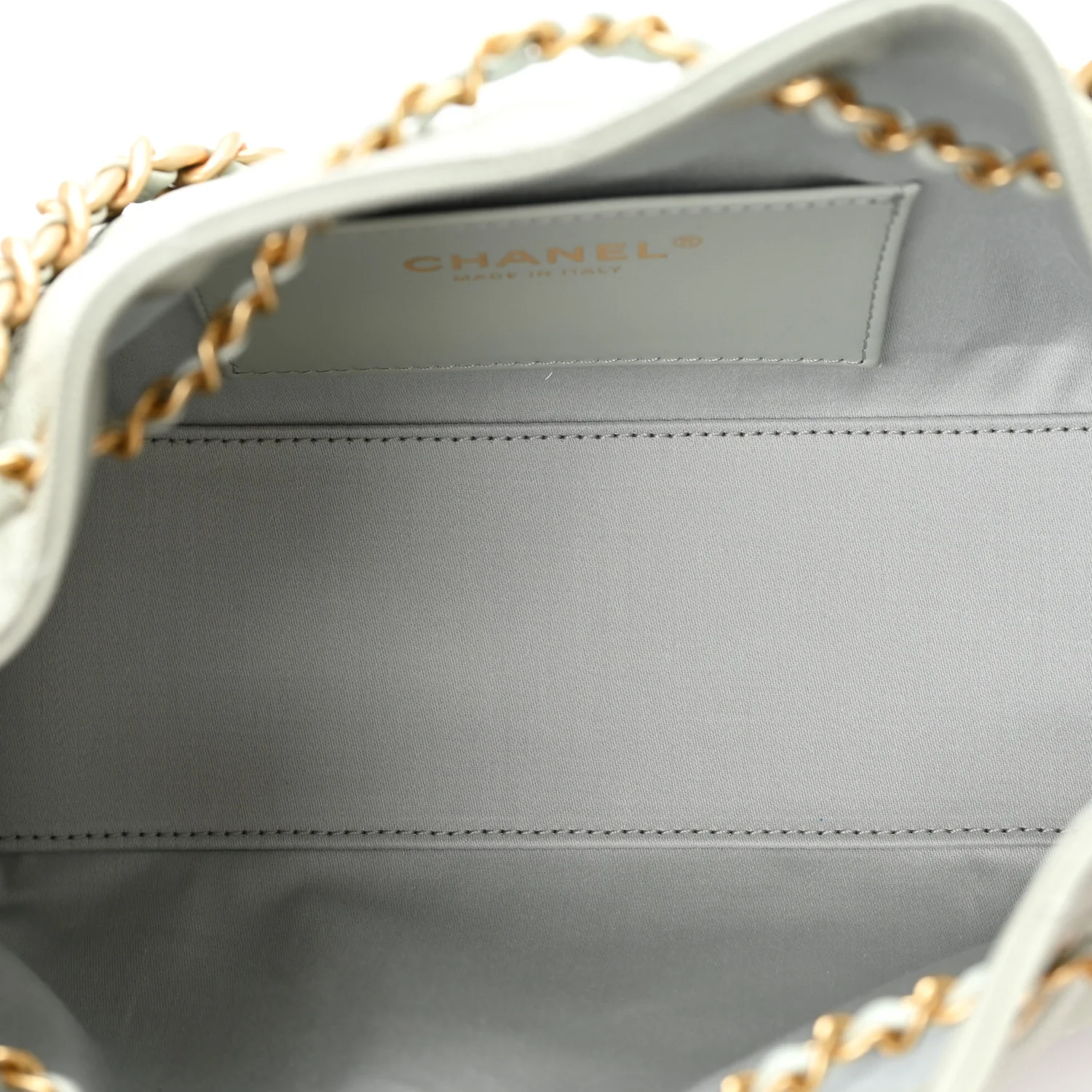 Caviar Quilted Mini Chanel 25 Handbag Light Green