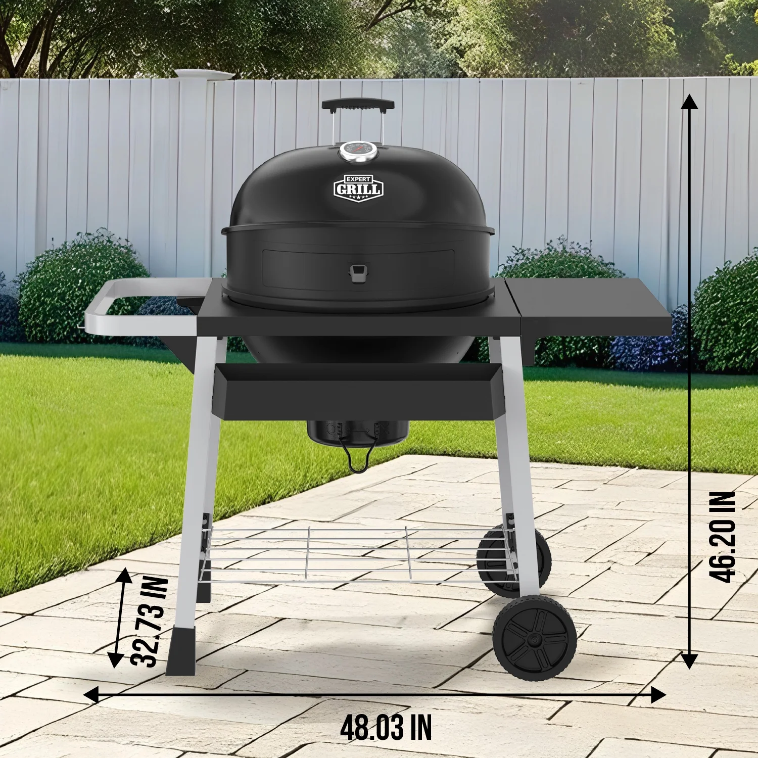 Kettle Cart with Pizza Accessories and Warming Rack - Image 7