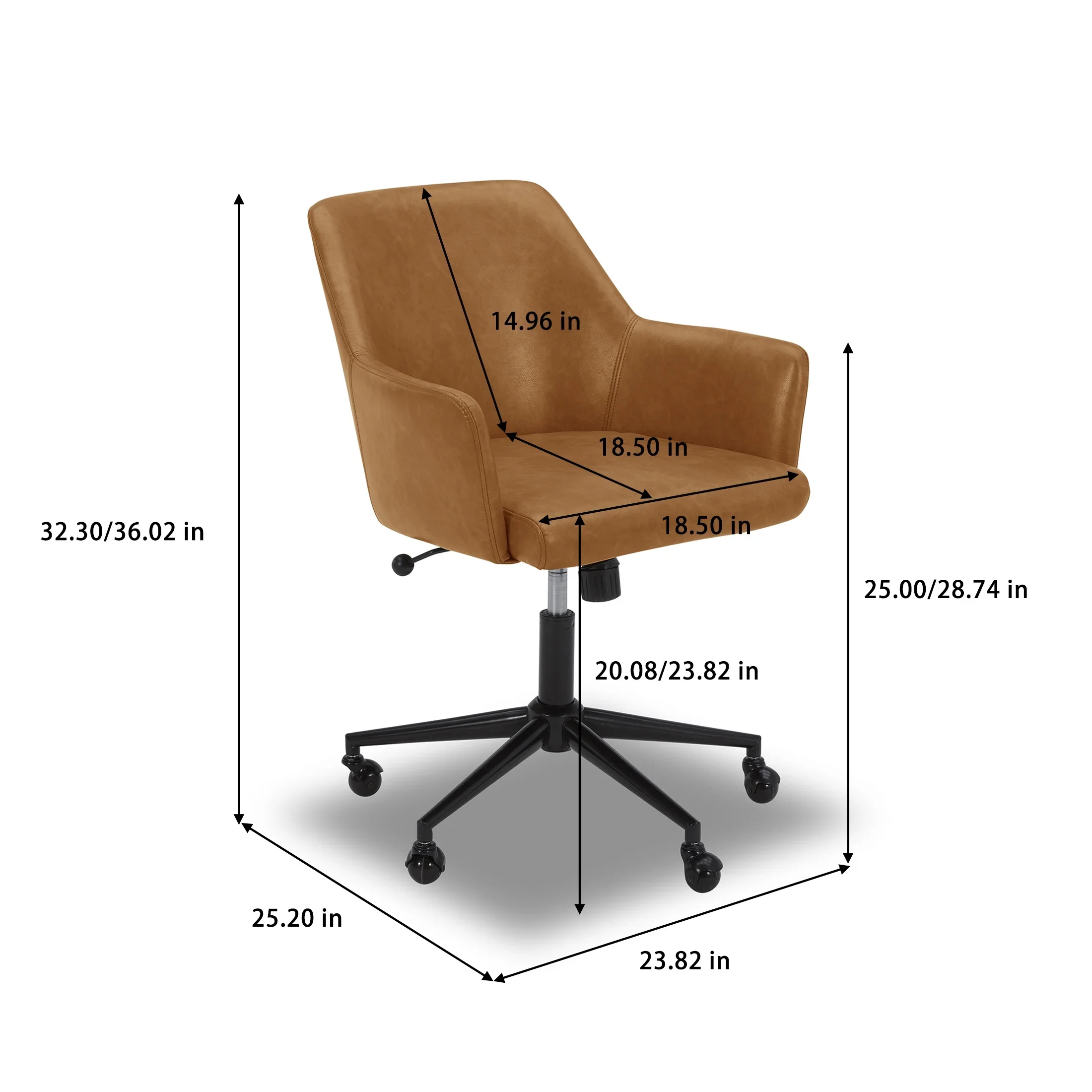 Better Homes & Gardens Greyson Office Chair, Black