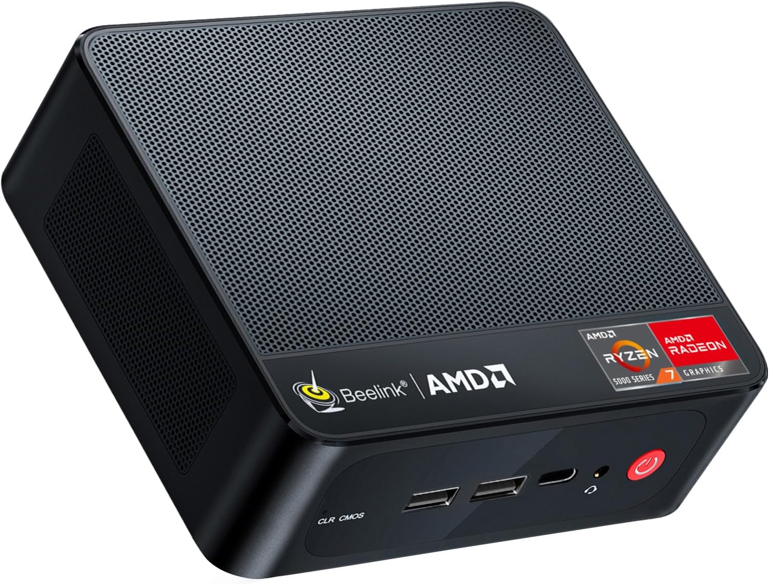 Beelink SER5 Mini PC AMD Ryzen 5 5500U(up to 4.0 GHz 6C/12T) Mini Computer with 16GB DDR4/500GB M.2 PCle4.0 SSD Support Triple Screen Display WiFi6 BT5.4 Type-C 2.5Gbps LAN