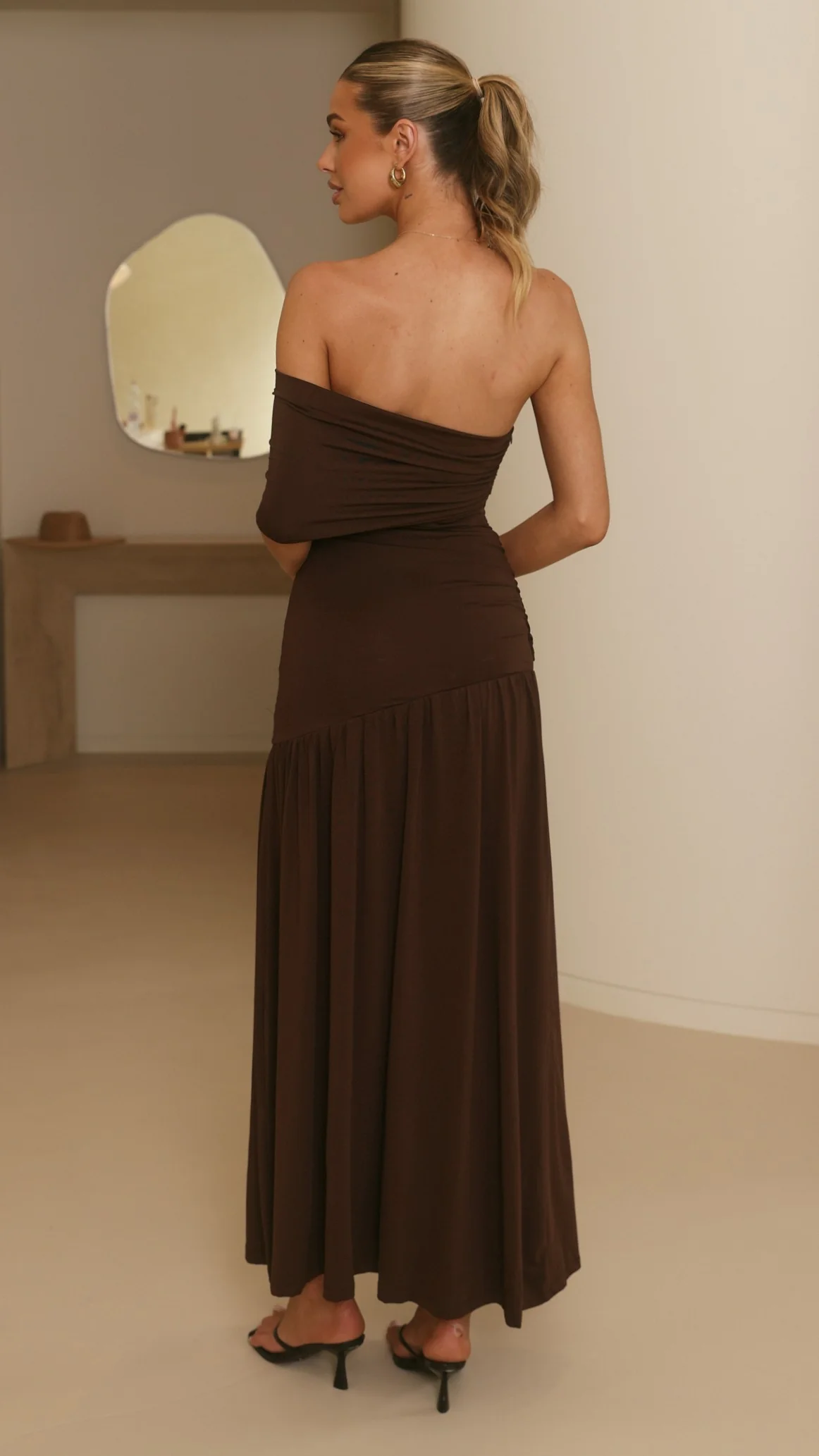 Desire Maxi Dress - Chocolate